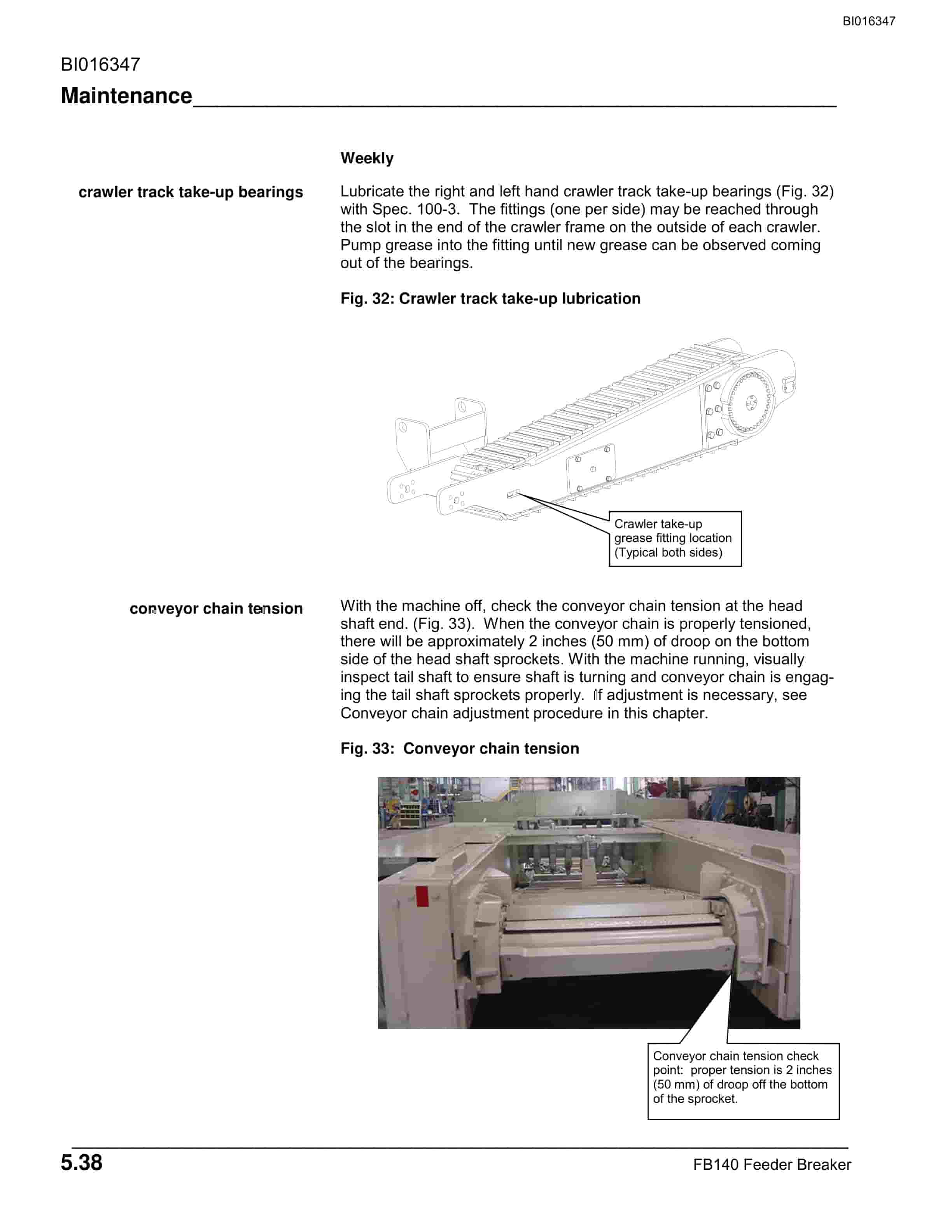 Bucyrus FB140 Feeder Breaker Technical Manual BI016347-2