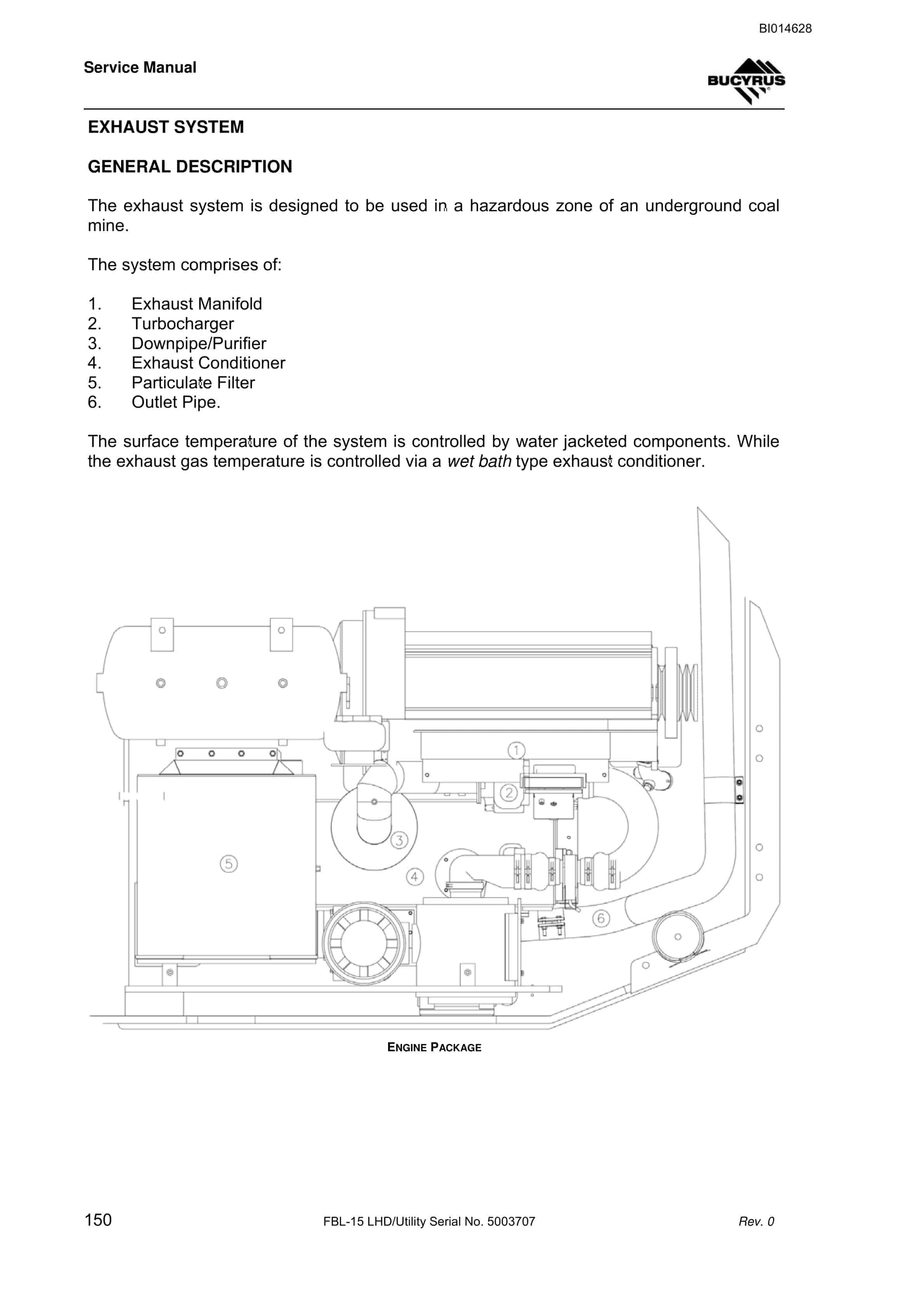Bucyrus FBL-15 LHD - Utility Service Manual BI014628 2 Bucyrus FBL-15 LHD - Utility Service Manual BI014628 - Image 2