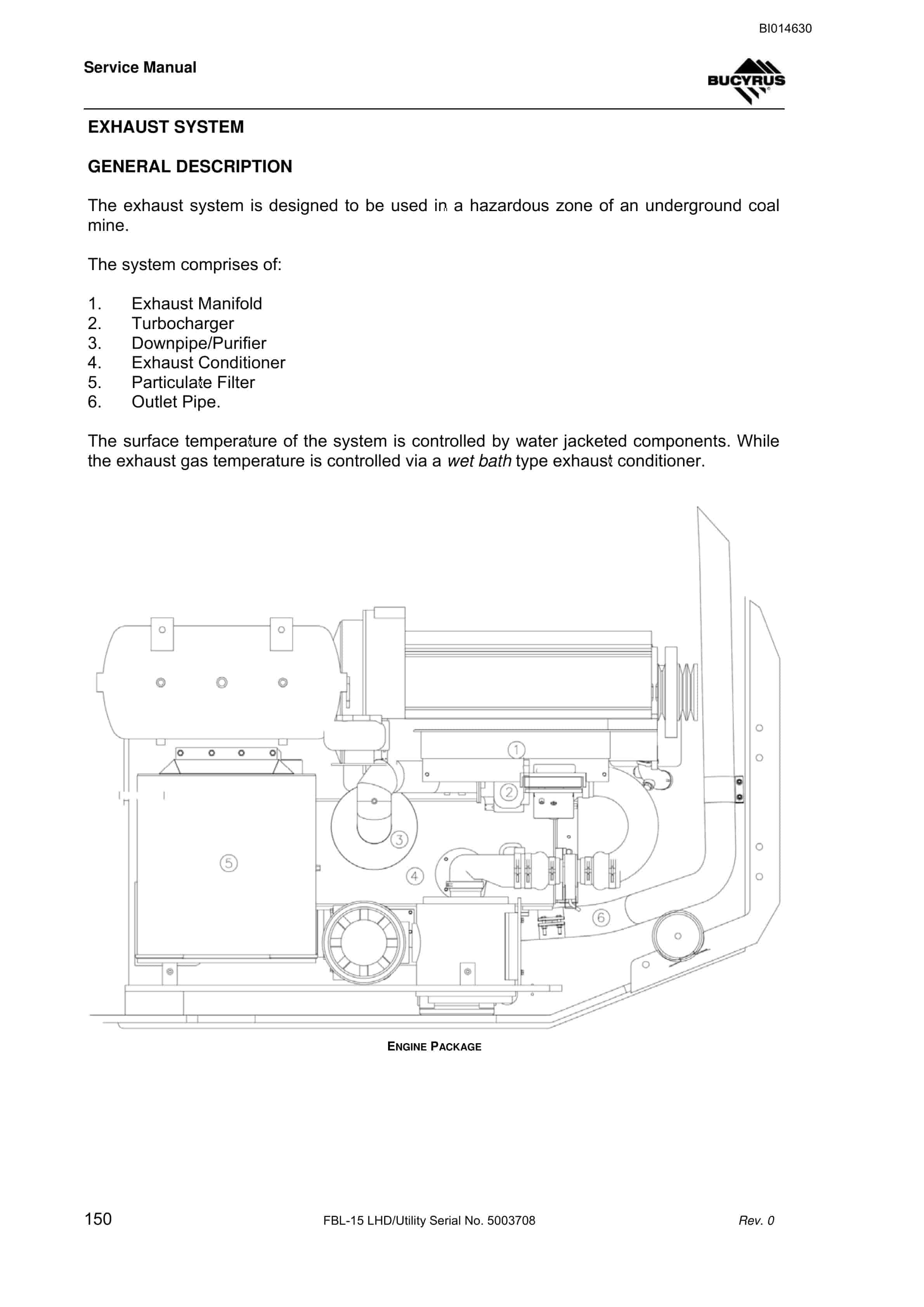Bucyrus FBL-15 LHD - Utility Service Manual BI014630 2 Bucyrus FBL-15 LHD - Utility Service Manual BI014630 - Image 2