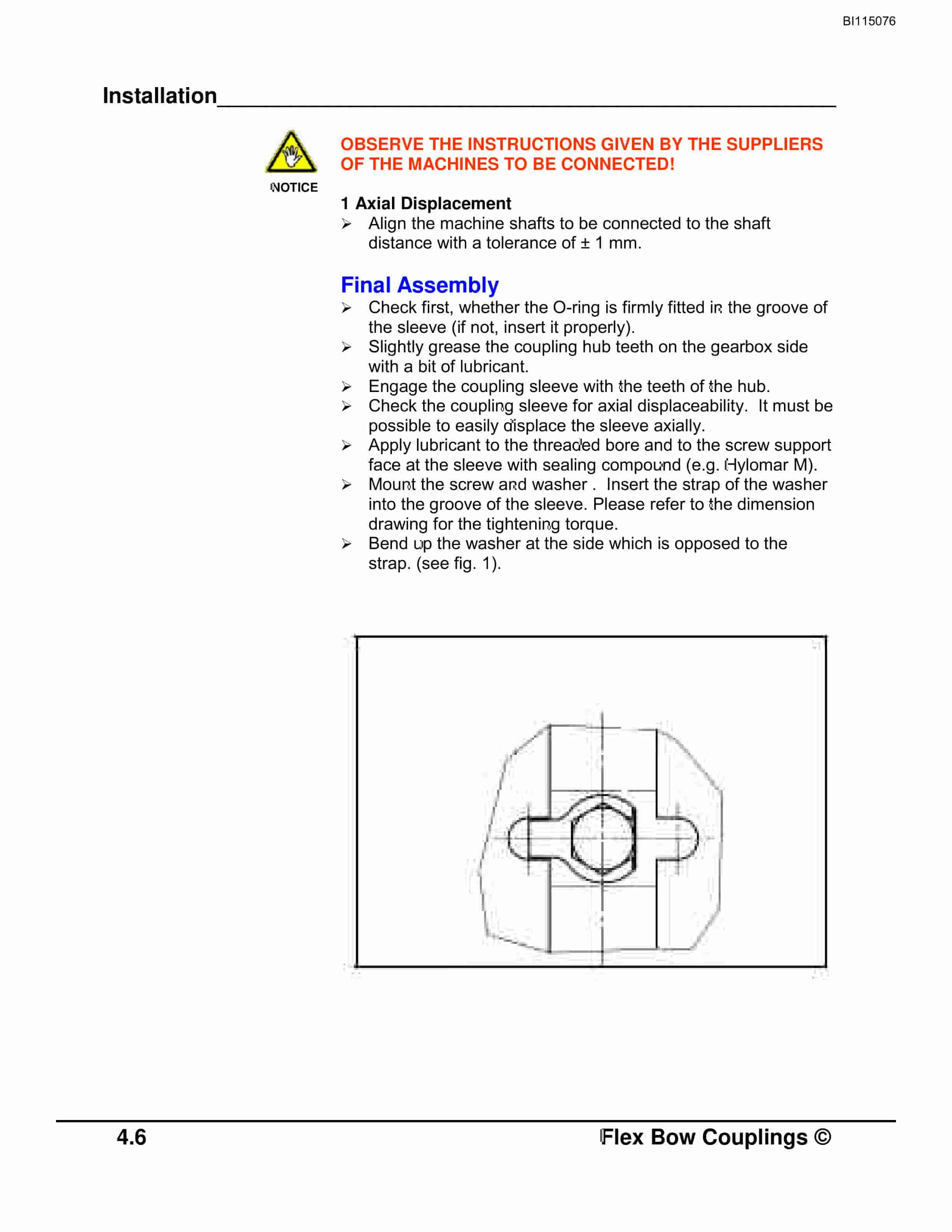 Bucyrus Flex Bow (MUFF) Couplings Technical Manual BI115076-3