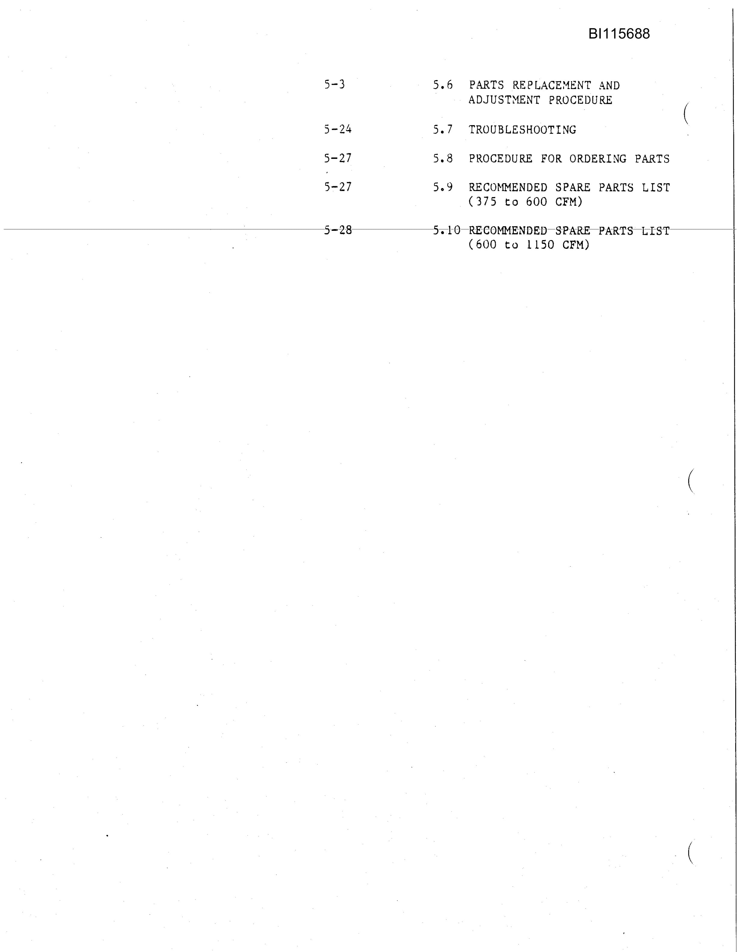 Bucyrus GD25C High Pressure Small Rotary Blasthole Drill Parts Catalog BI115688-3