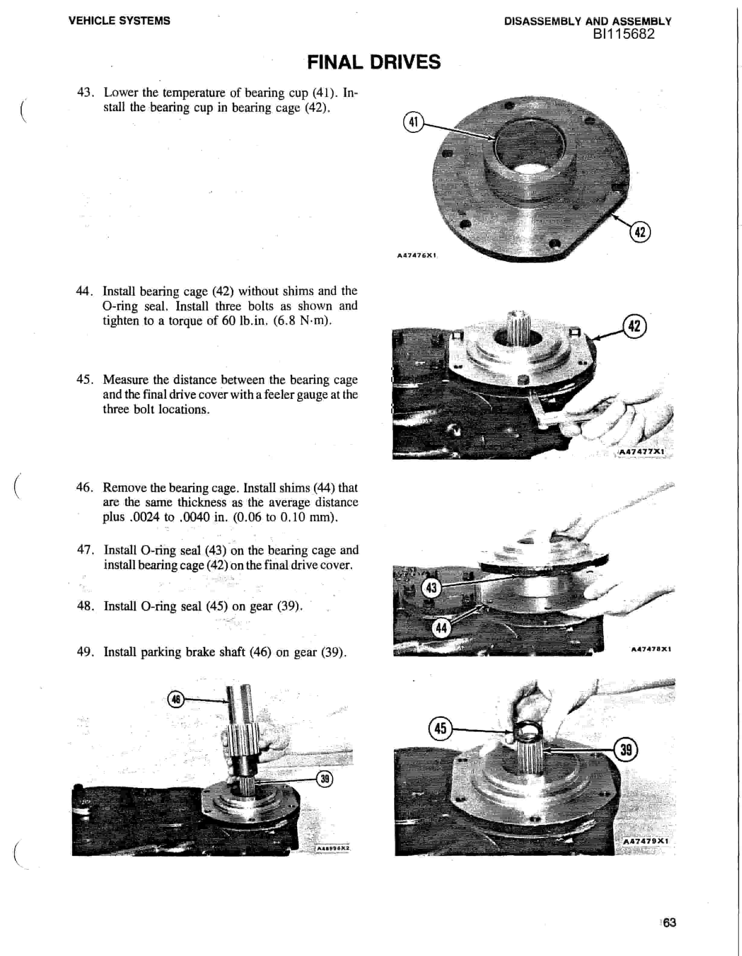 Bucyrus GD25C Rotary Blasthole Drill Parts Catalog BI115682-5
