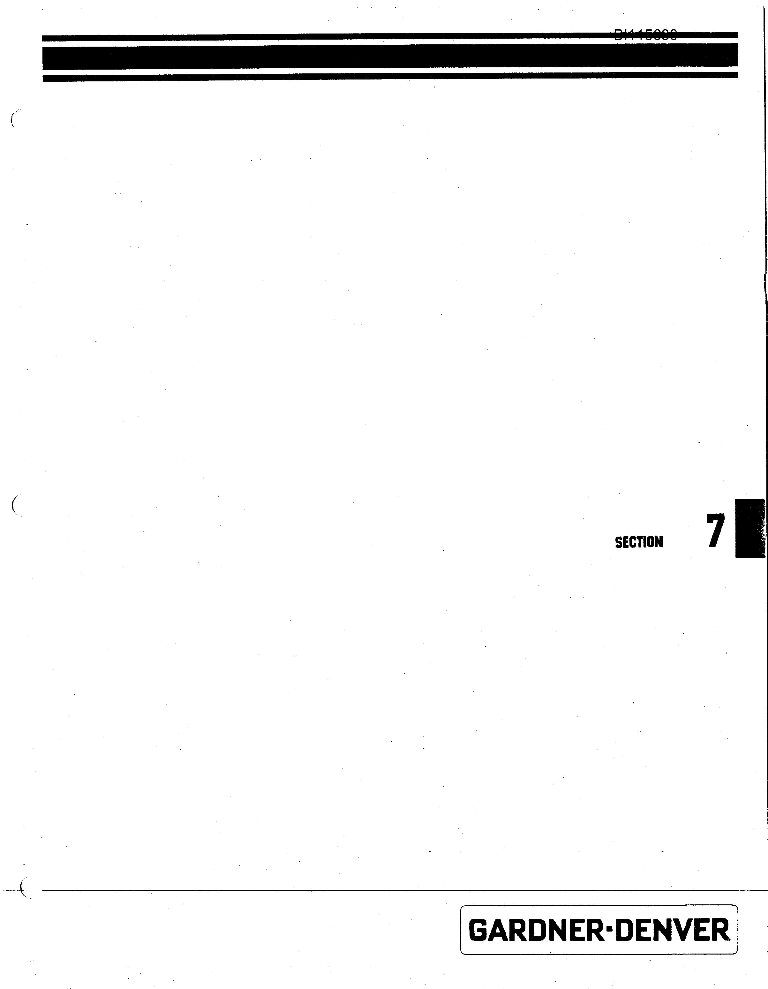 Bucyrus GD35C Mark I Small Rotary Blasthole Drill Parts Catalog BI115680-2