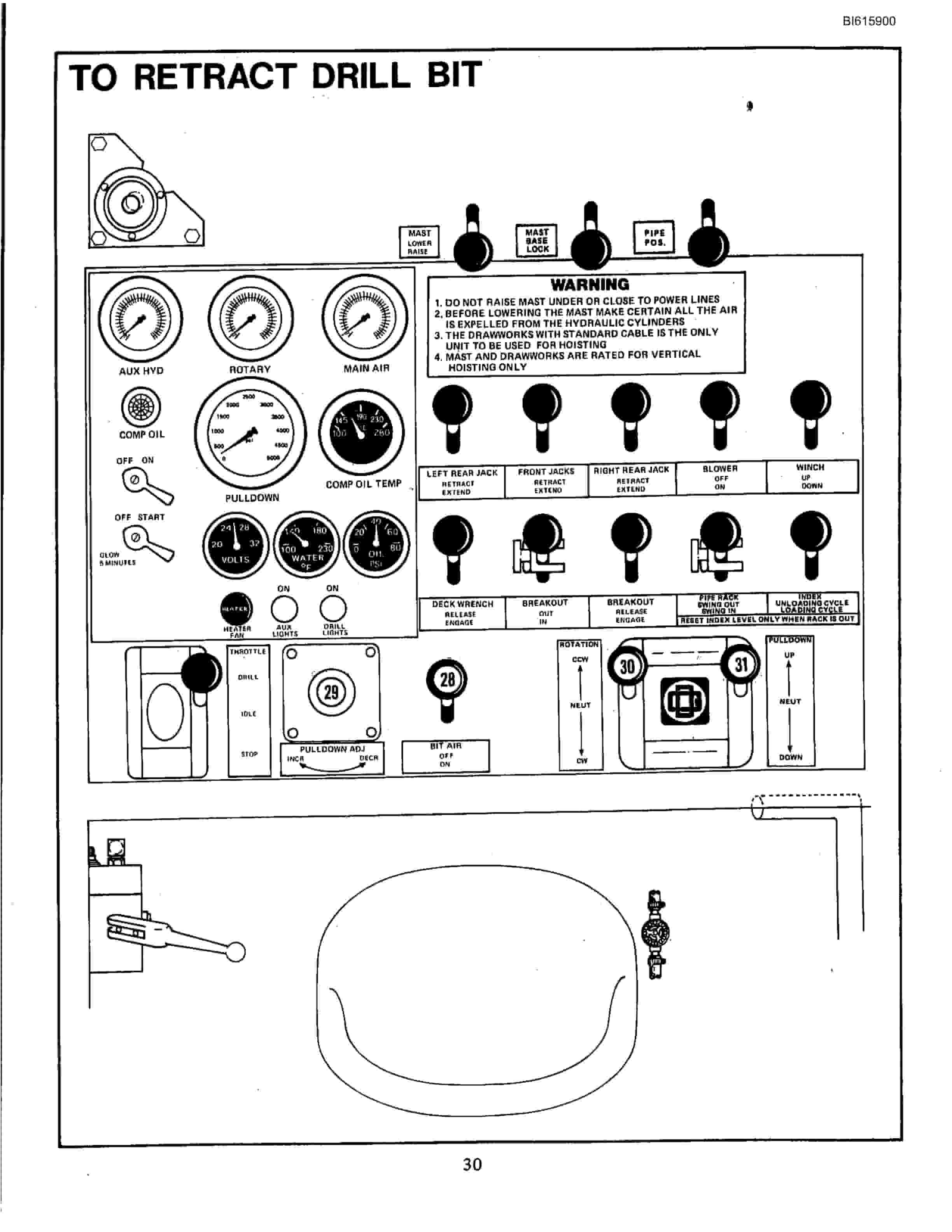 Bucyrus GD35T Rotary Blasthole Drill Technical Manual BI615900-2