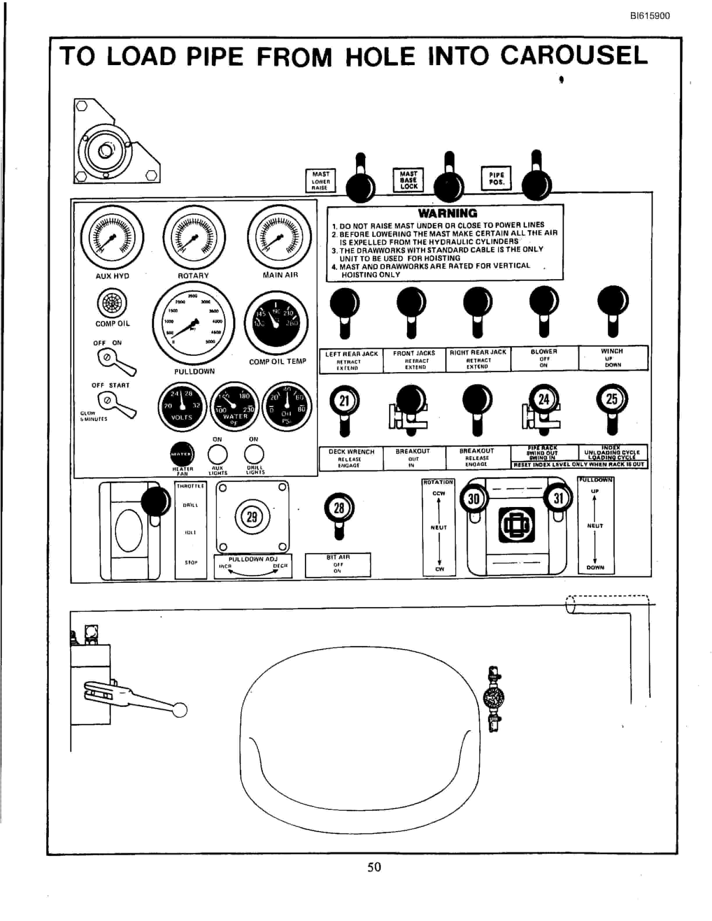 Bucyrus GD35T Rotary Blasthole Drill Technical Manual BI615900-5