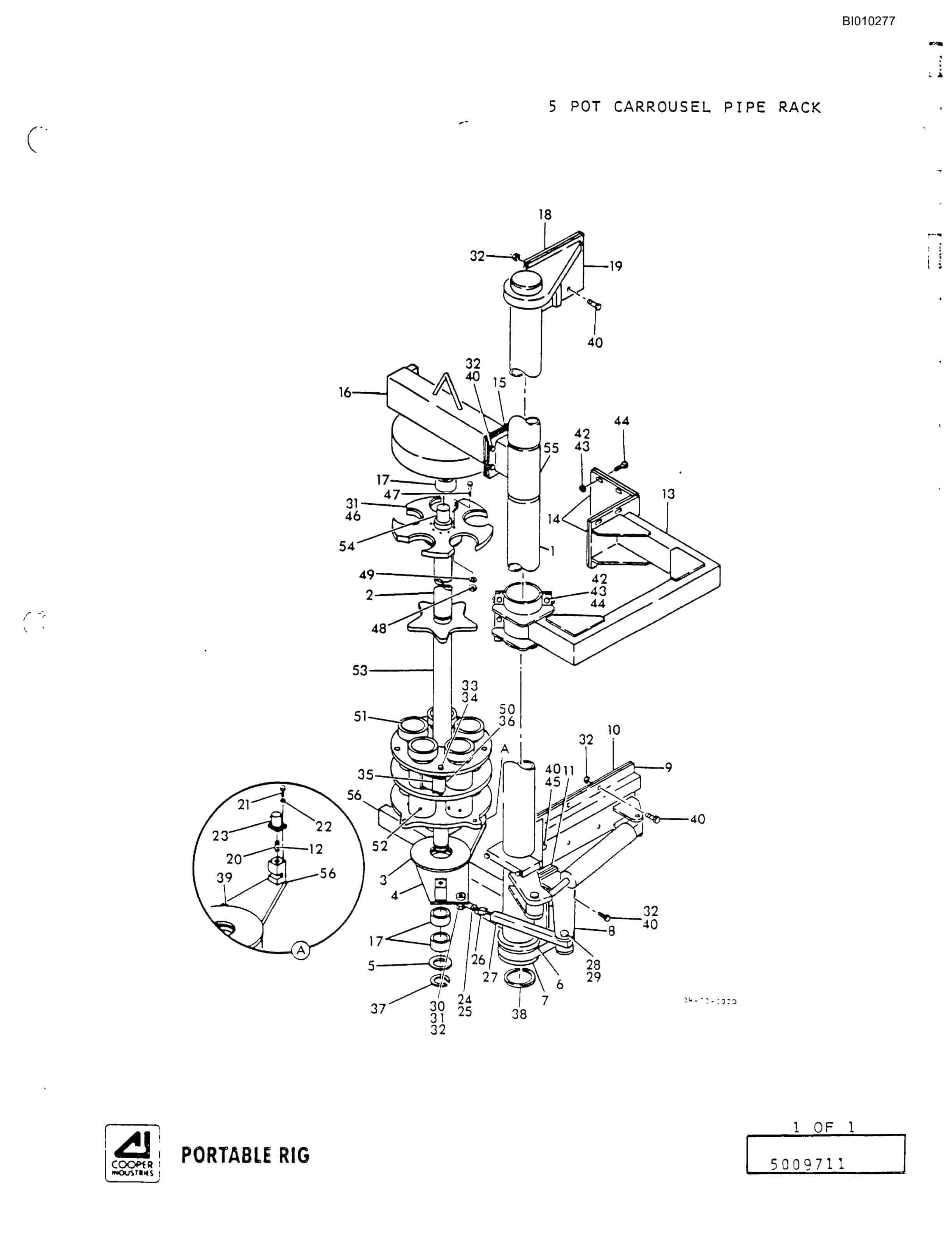 Bucyrus GD45C Rotary Blasthole Drill Parts Catalog BI010277-2