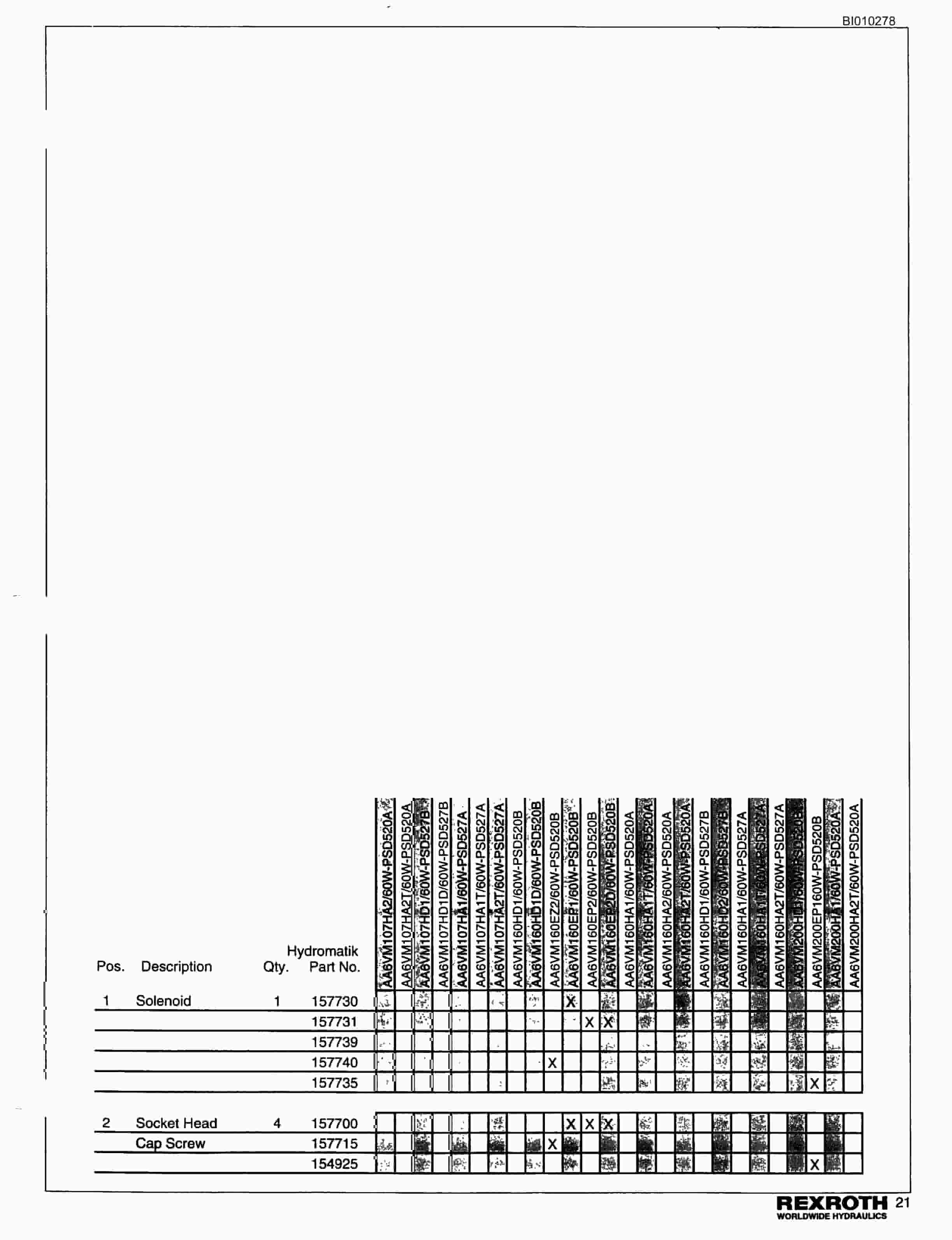 Bucyrus GD45C Rotary Blasthole Drill Parts Catalog BI010278-4