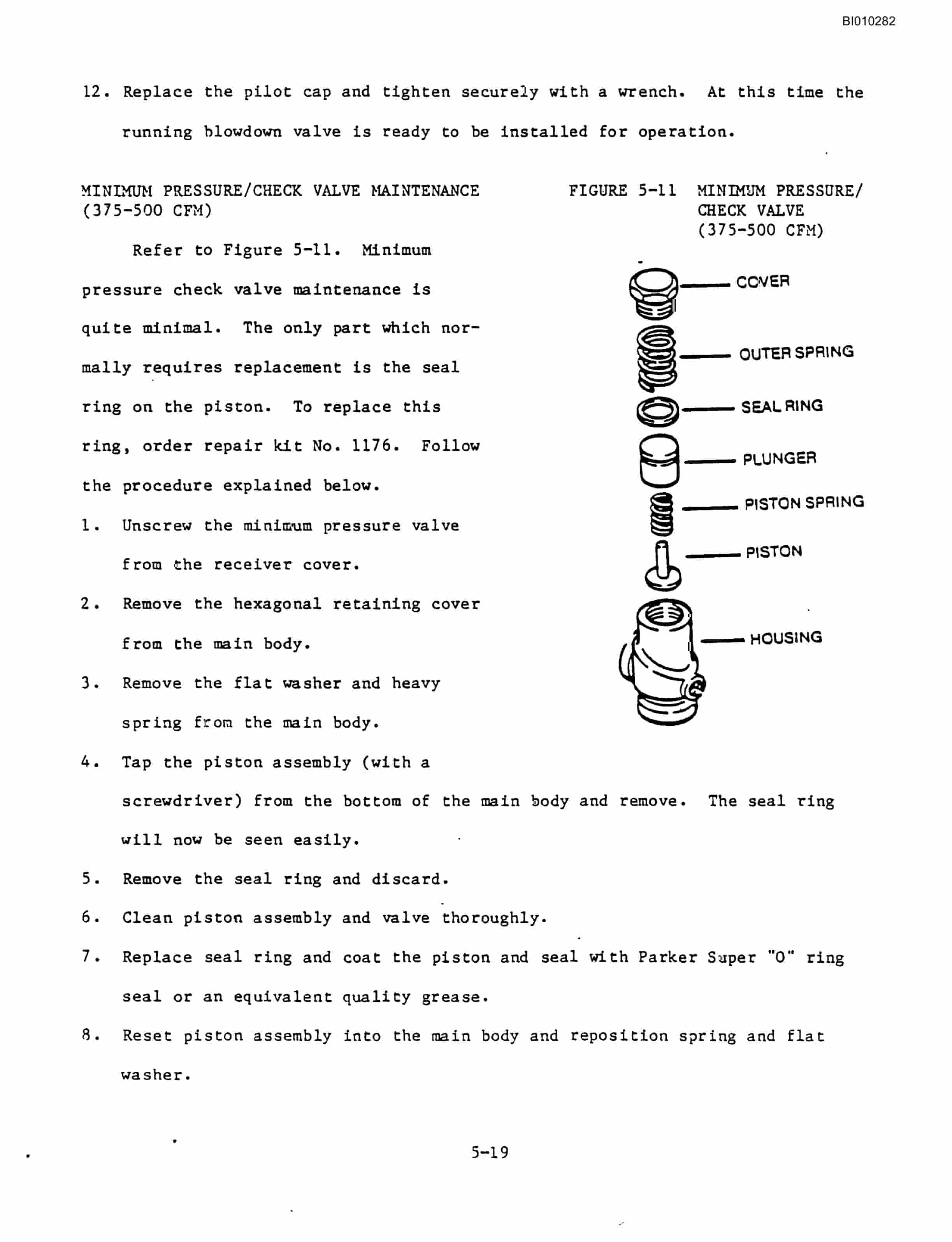 Bucyrus GDC1HP High Pressure Rotary Blasthole Drill Parts Catalog BI010282-3
