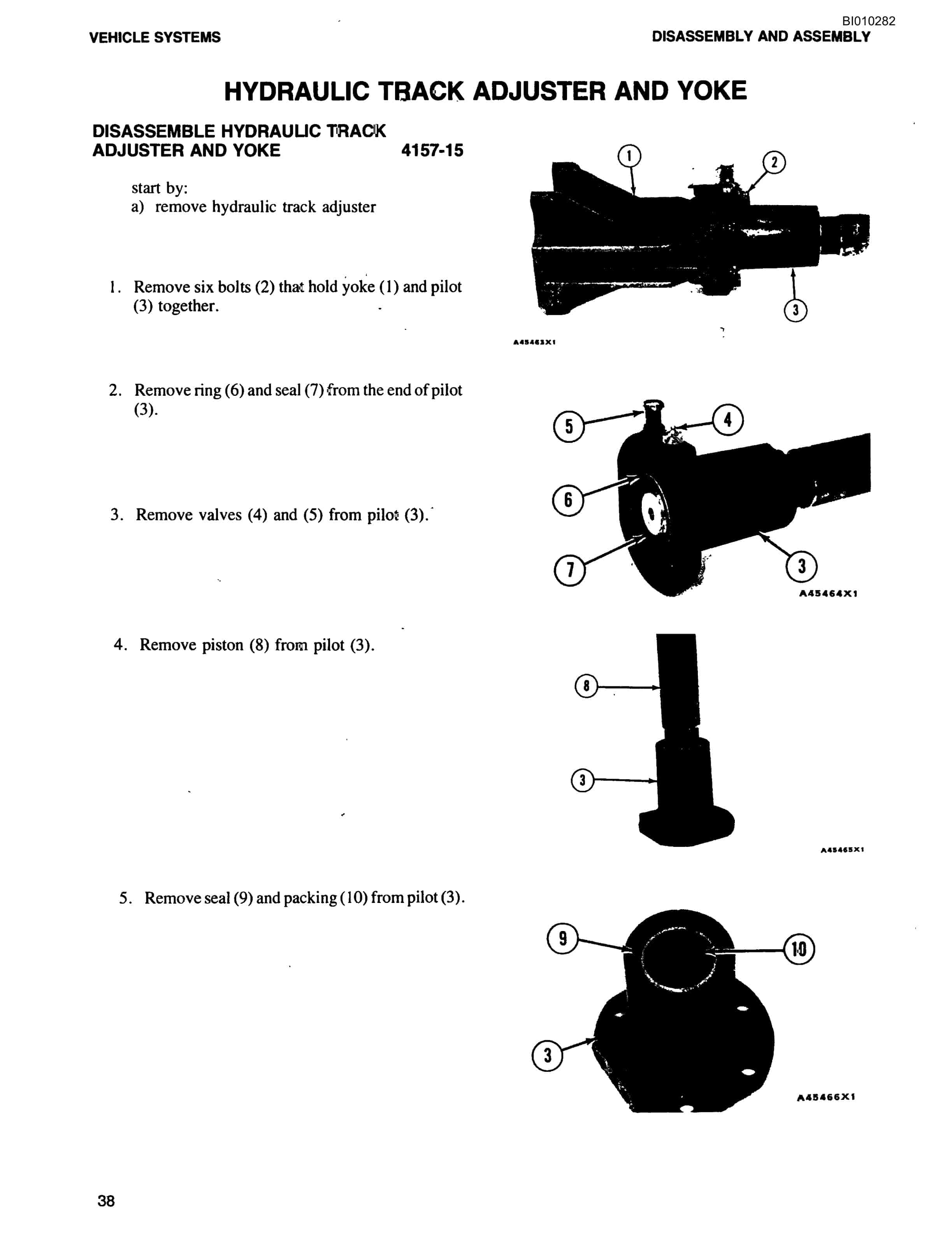 Bucyrus GDC1HP High Pressure Rotary Blasthole Drill Parts Catalog BI010282-5