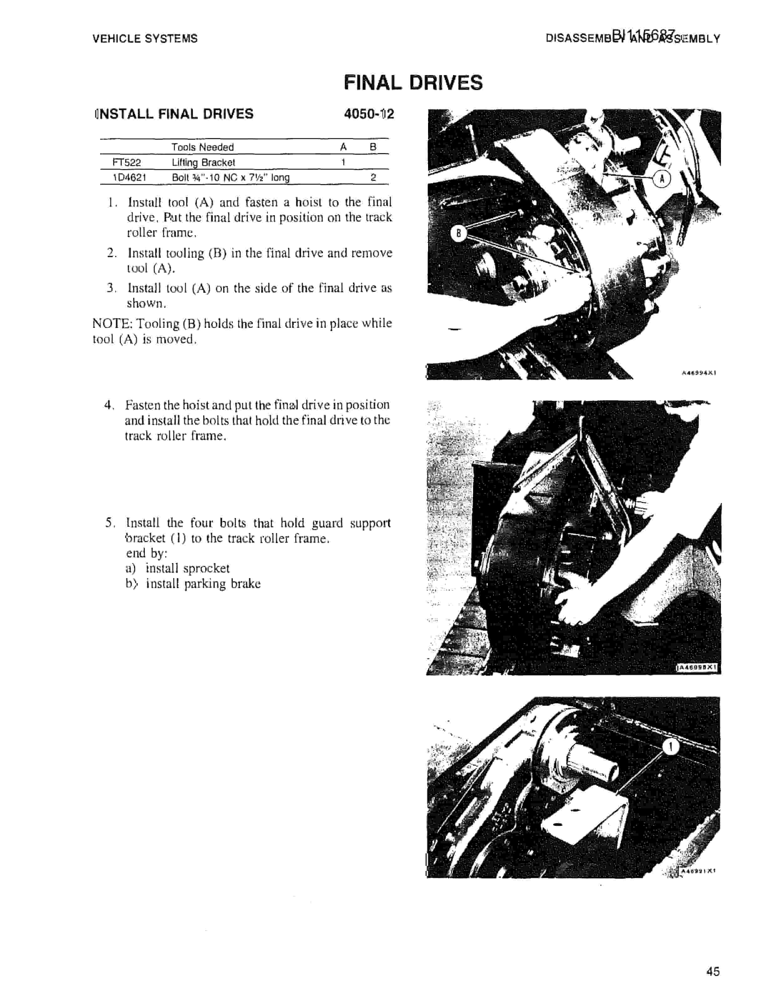 Bucyrus GDC1HP High Pressure Rotary Blasthole Drill Parts Catalog BI115687-5