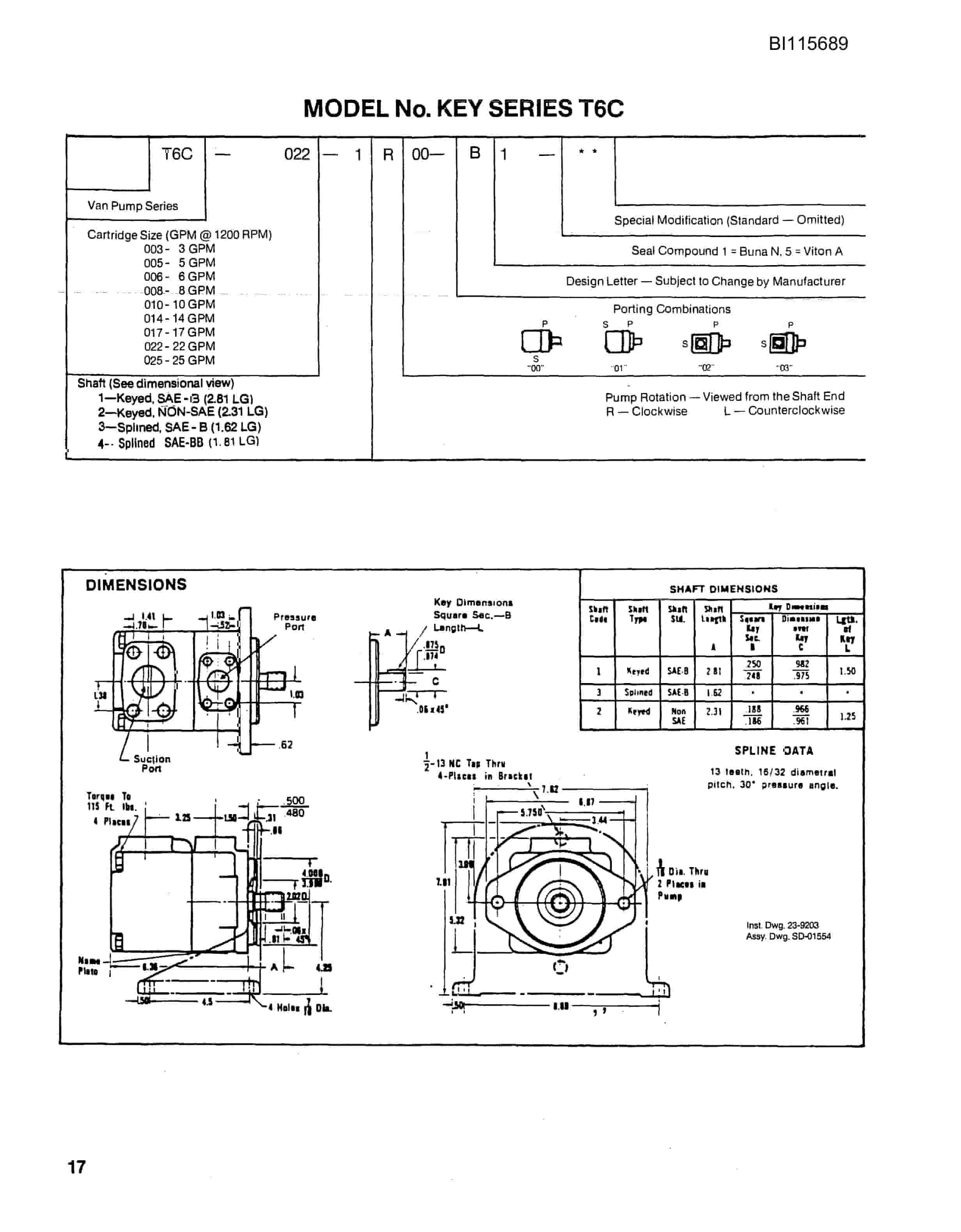 Bucyrus GDC3HP Rotary Blasthole Drill Parts Catalog BI115689-2