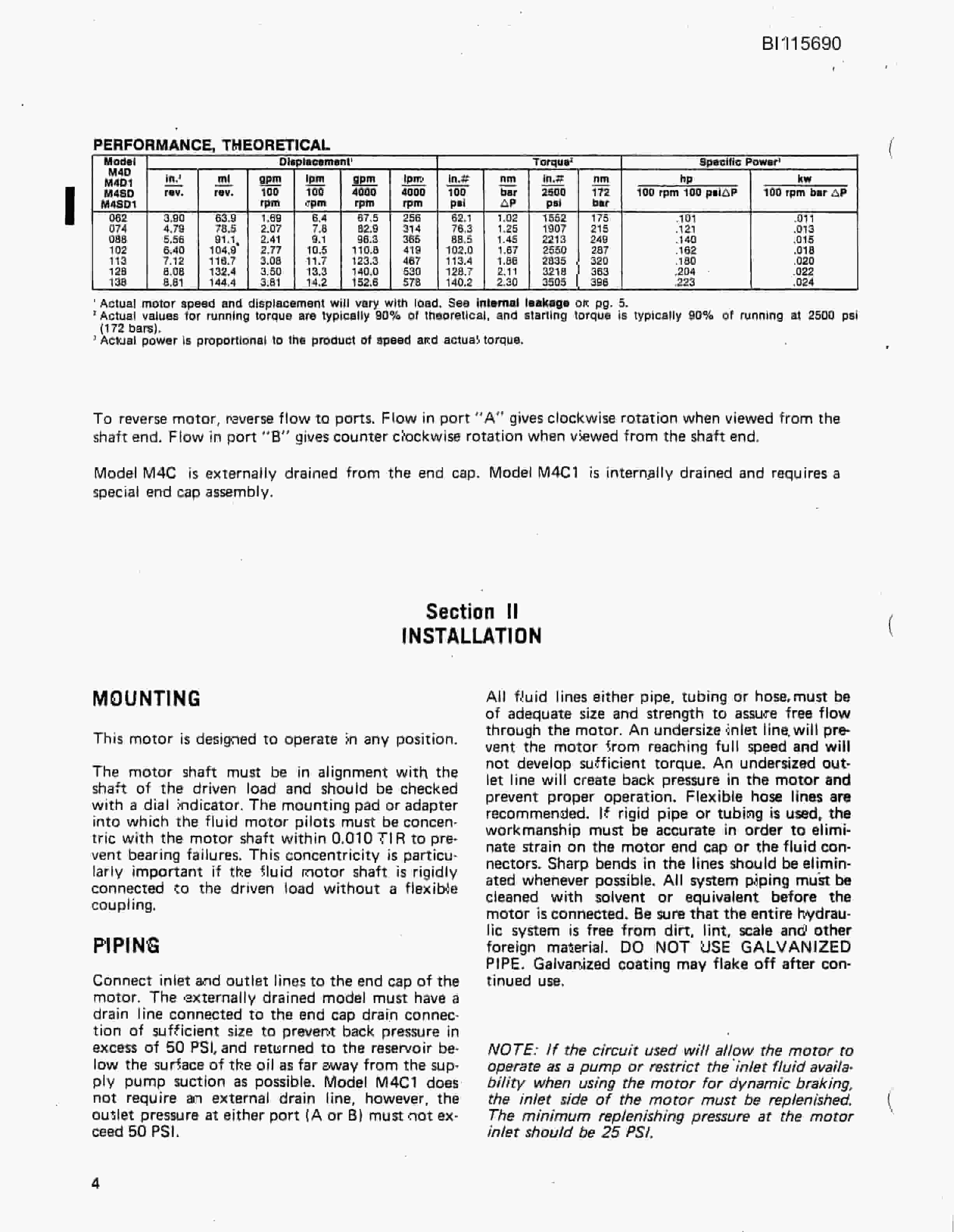 Bucyrus GDC3HP Small Rotary Blasthole Drill Parts Catalog BI115690-4