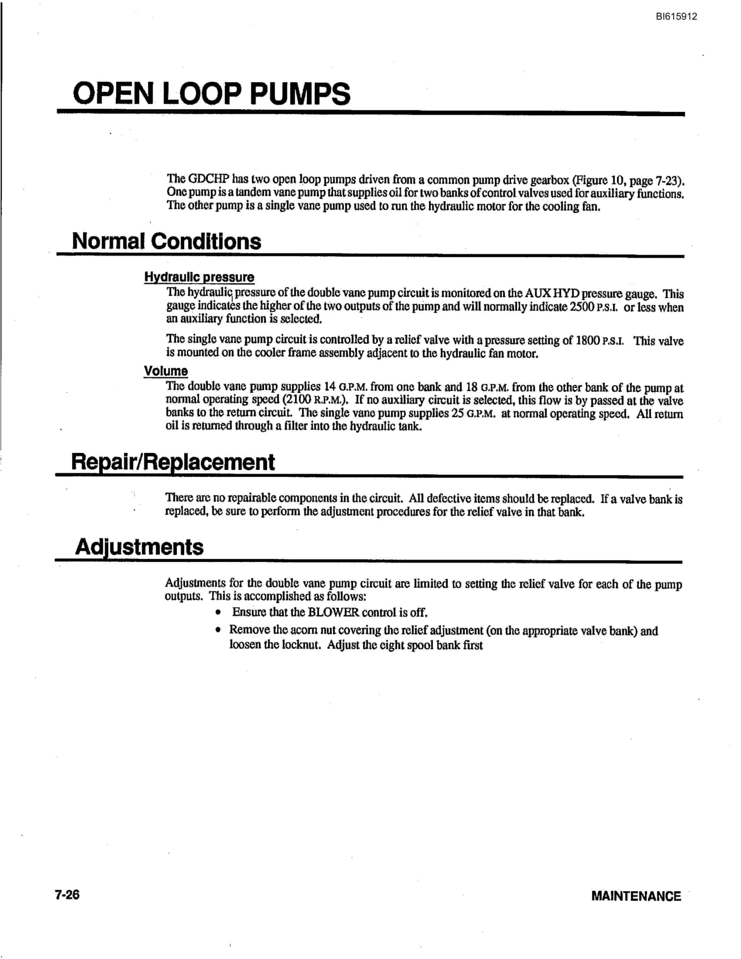 Bucyrus GDCHP Rotary Blasthole Rig Technical Manual BI615912-5