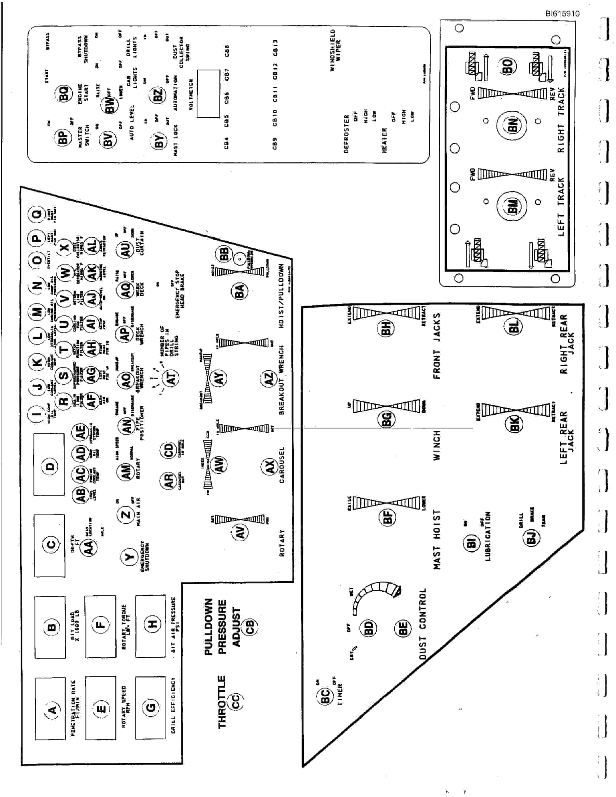 Bucyrus GDCM Rotary Blasthole Drill Technical Manual BI615910-3