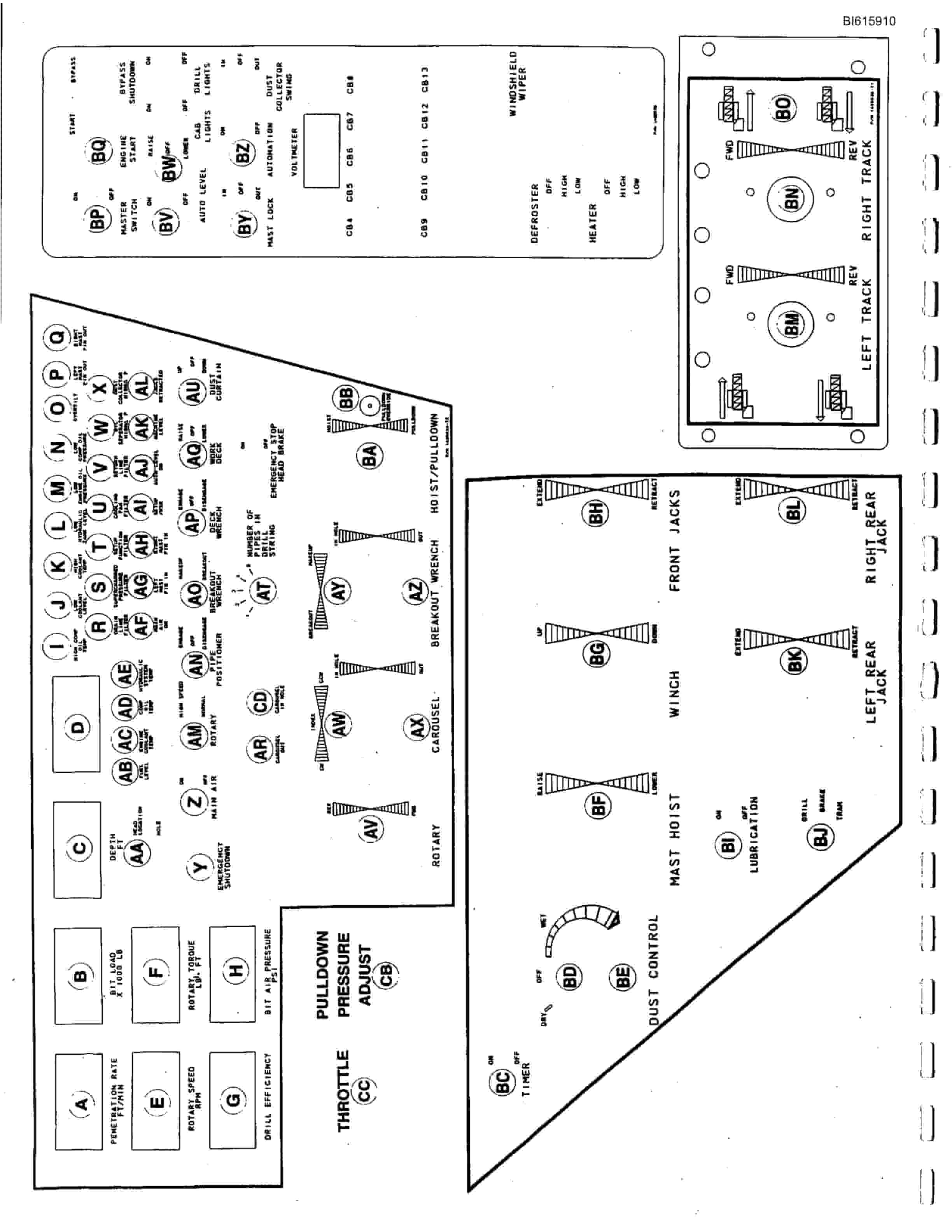 Bucyrus GDCM Rotary Blasthole Drill Technical Manual BI615910-4