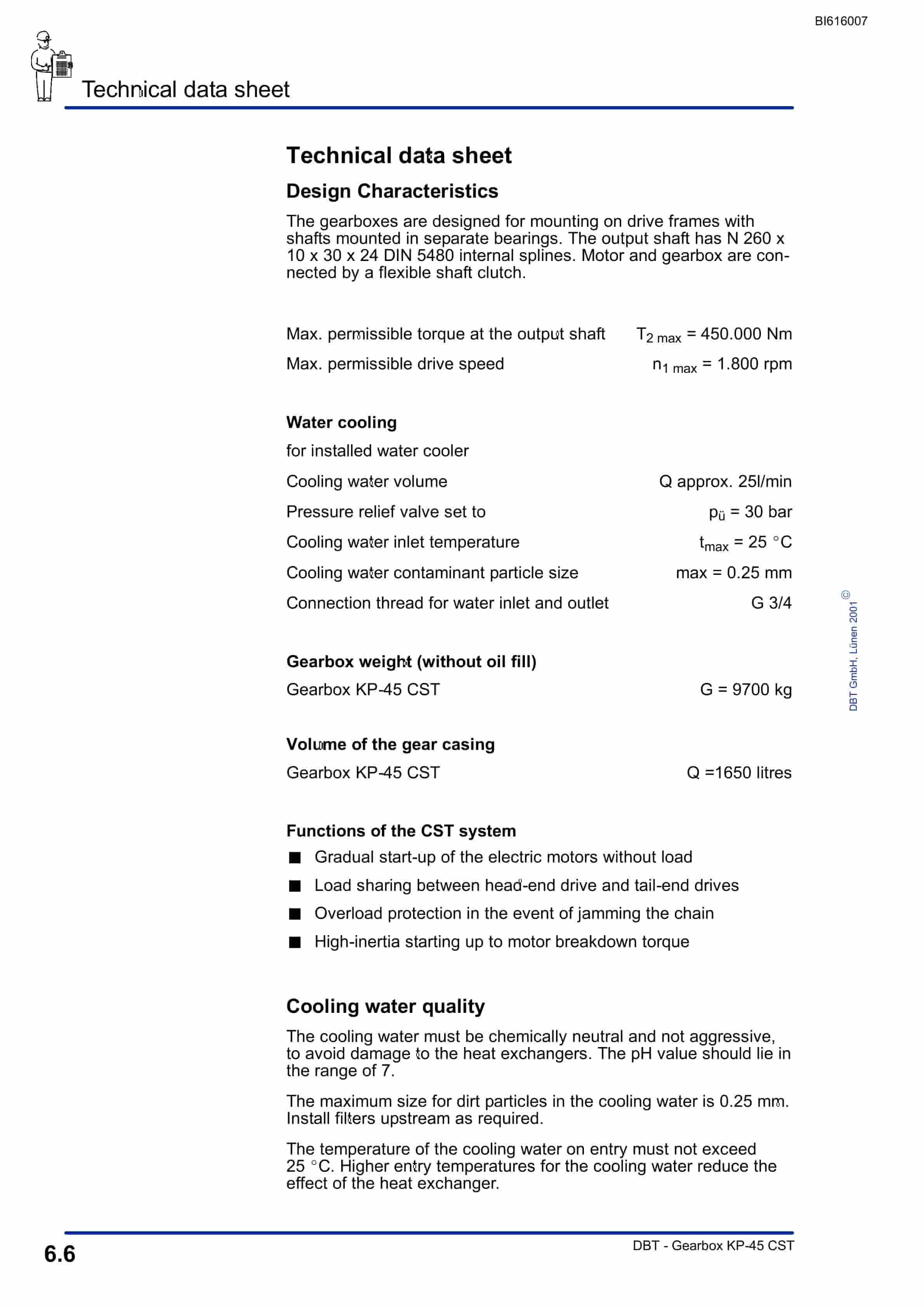 Bucyrus Gearbox KP-45 CST Technical Manual BI616007-3