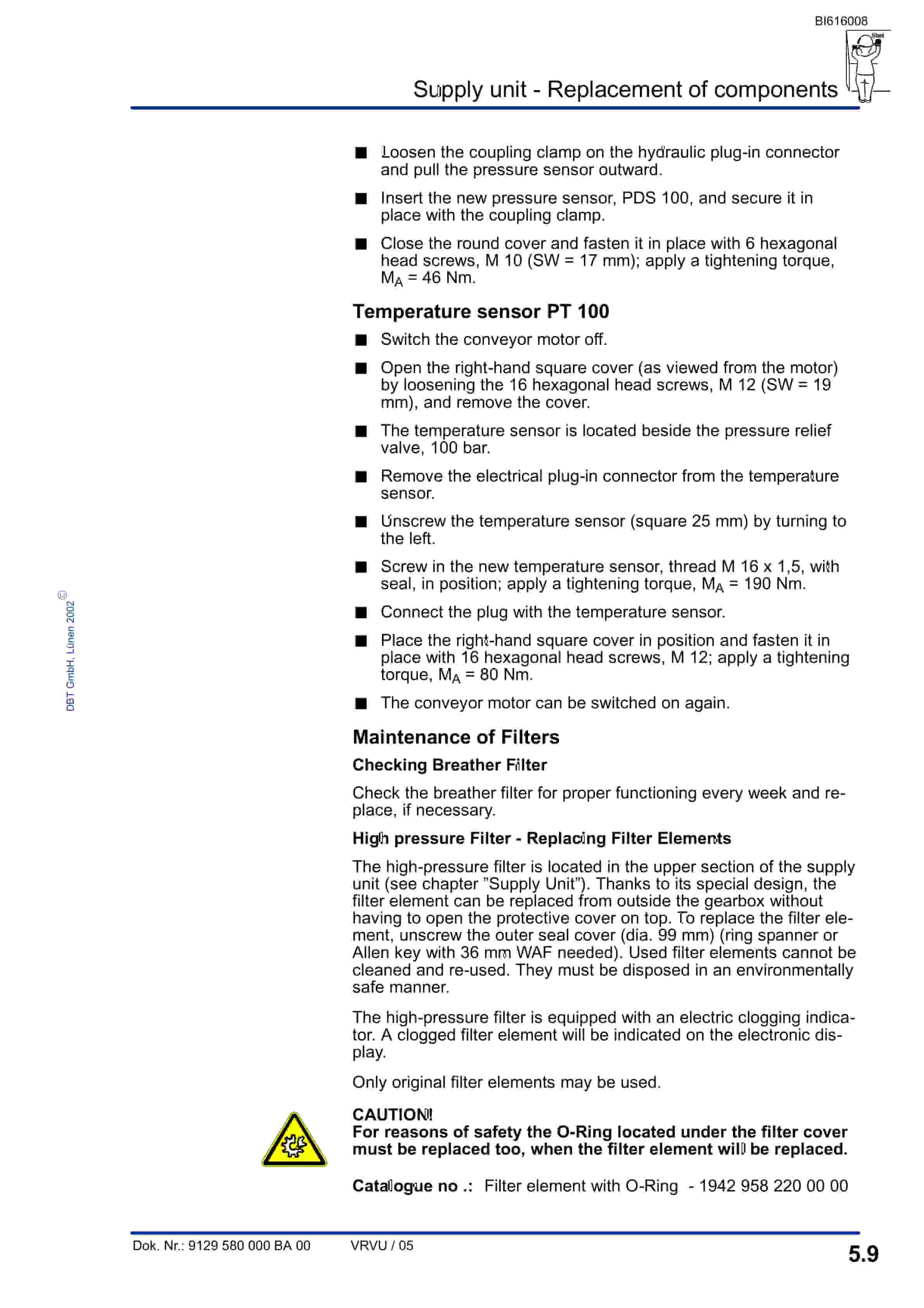 Bucyrus Gearbox P-45 CST Technical Manual BI616008-2