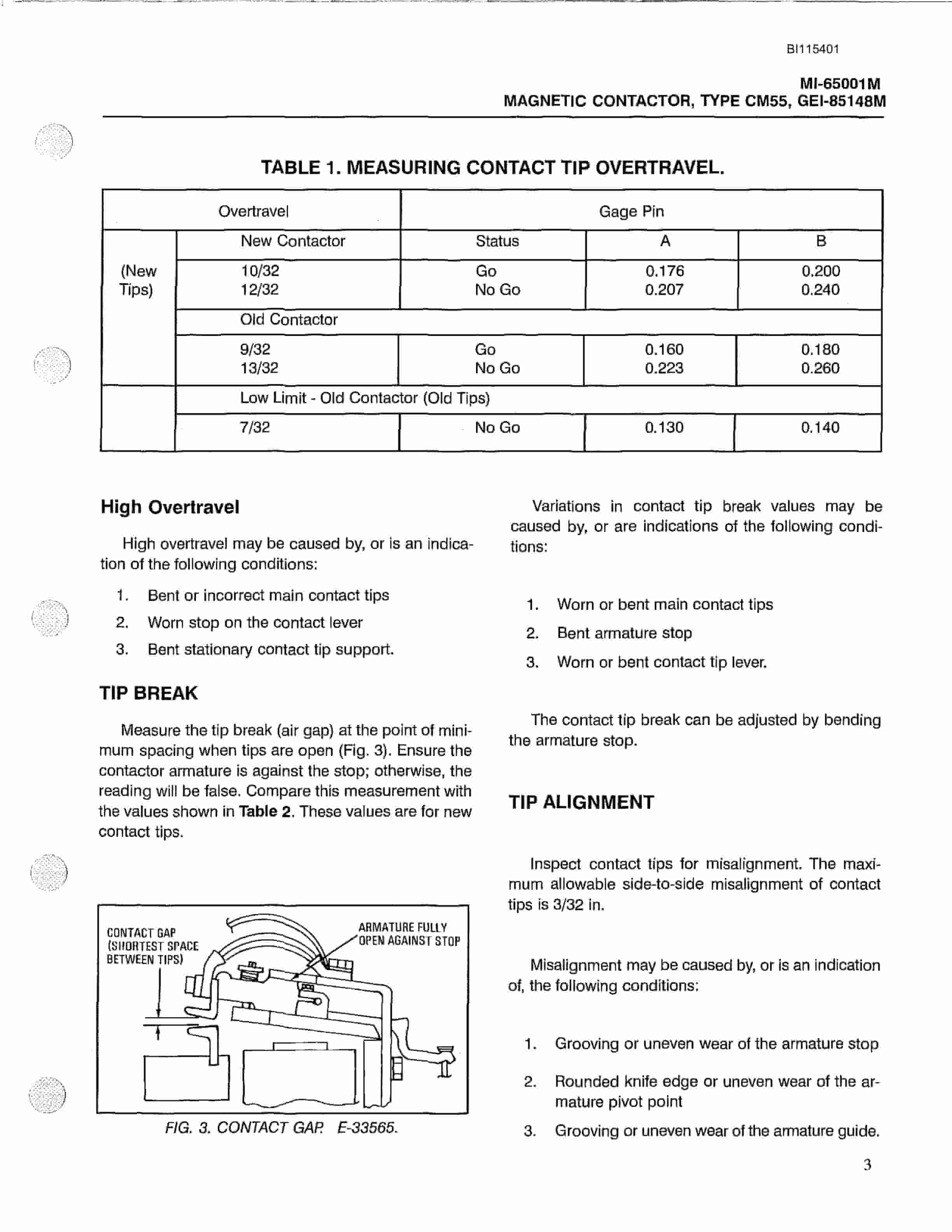Bucyrus GKE-91724-9 Technical Manual BI115401-3