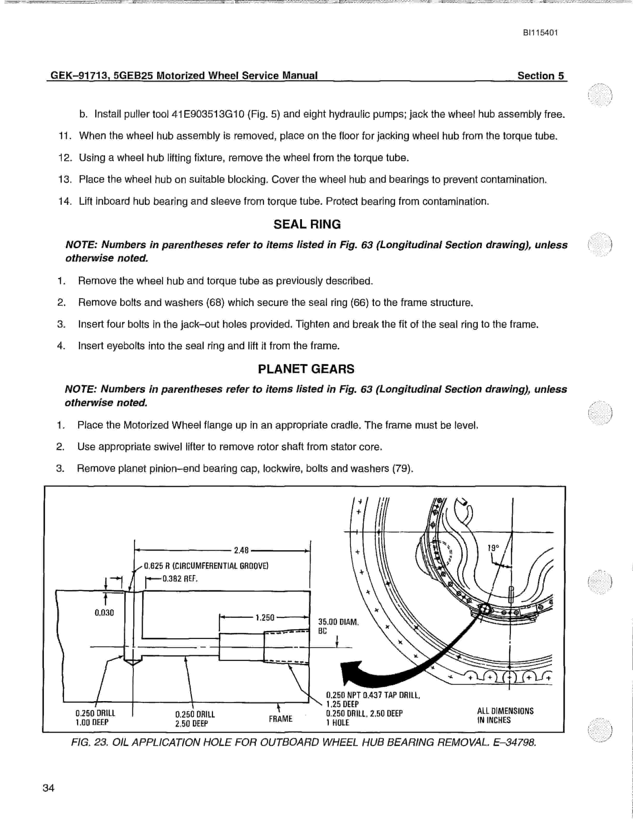 Bucyrus GKE-91724-9 Technical Manual BI115401-5