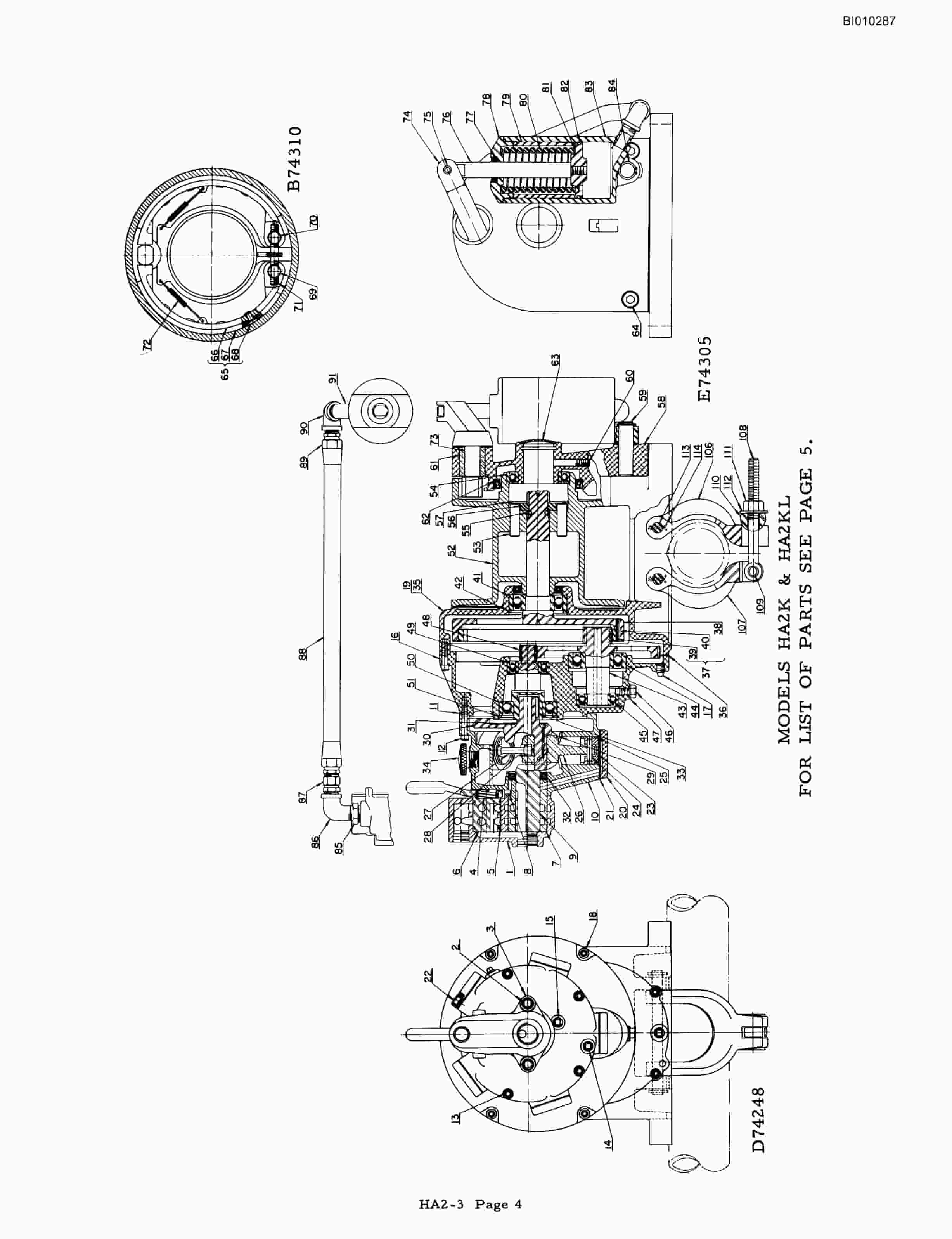 Bucyrus HDC-E Parts Catalog BI010287-4