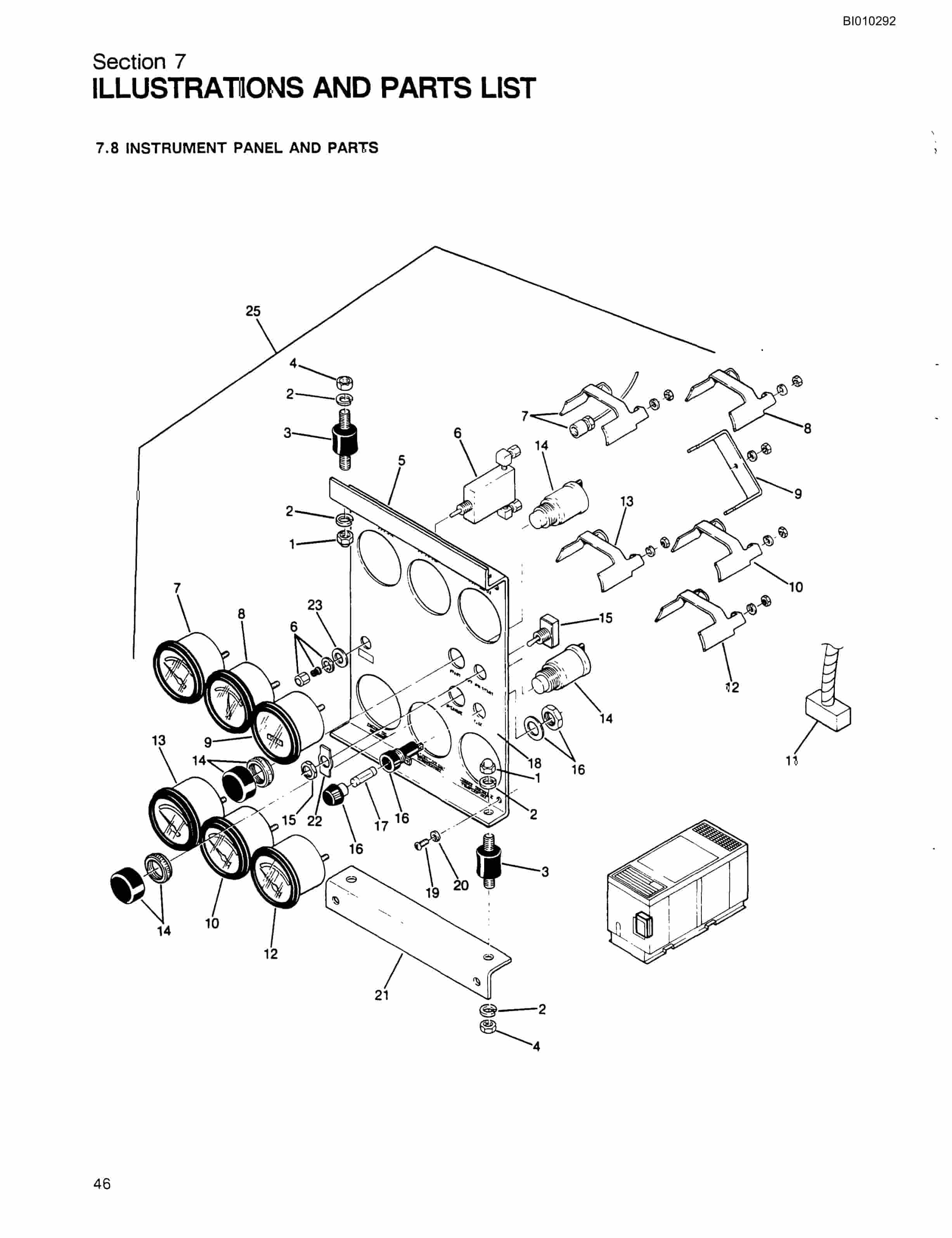 Bucyrus HPR1H-AT Drill With 20FT.UFH Feed Excavator Mounting Kit Parts Catalog BI010292-5