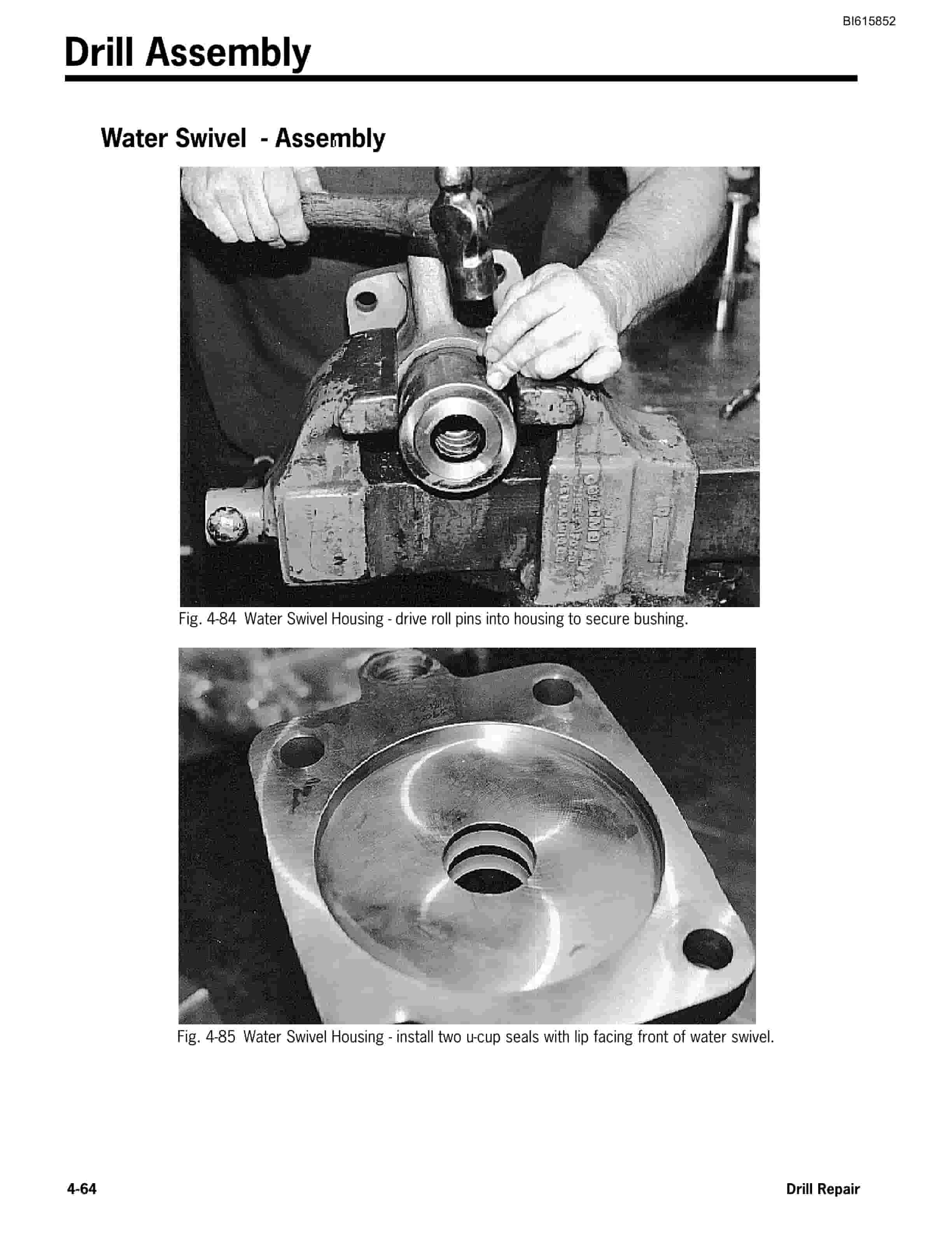 Bucyrus HPR3818F Hydraulic Rock Drill Service Manual BI615852-5