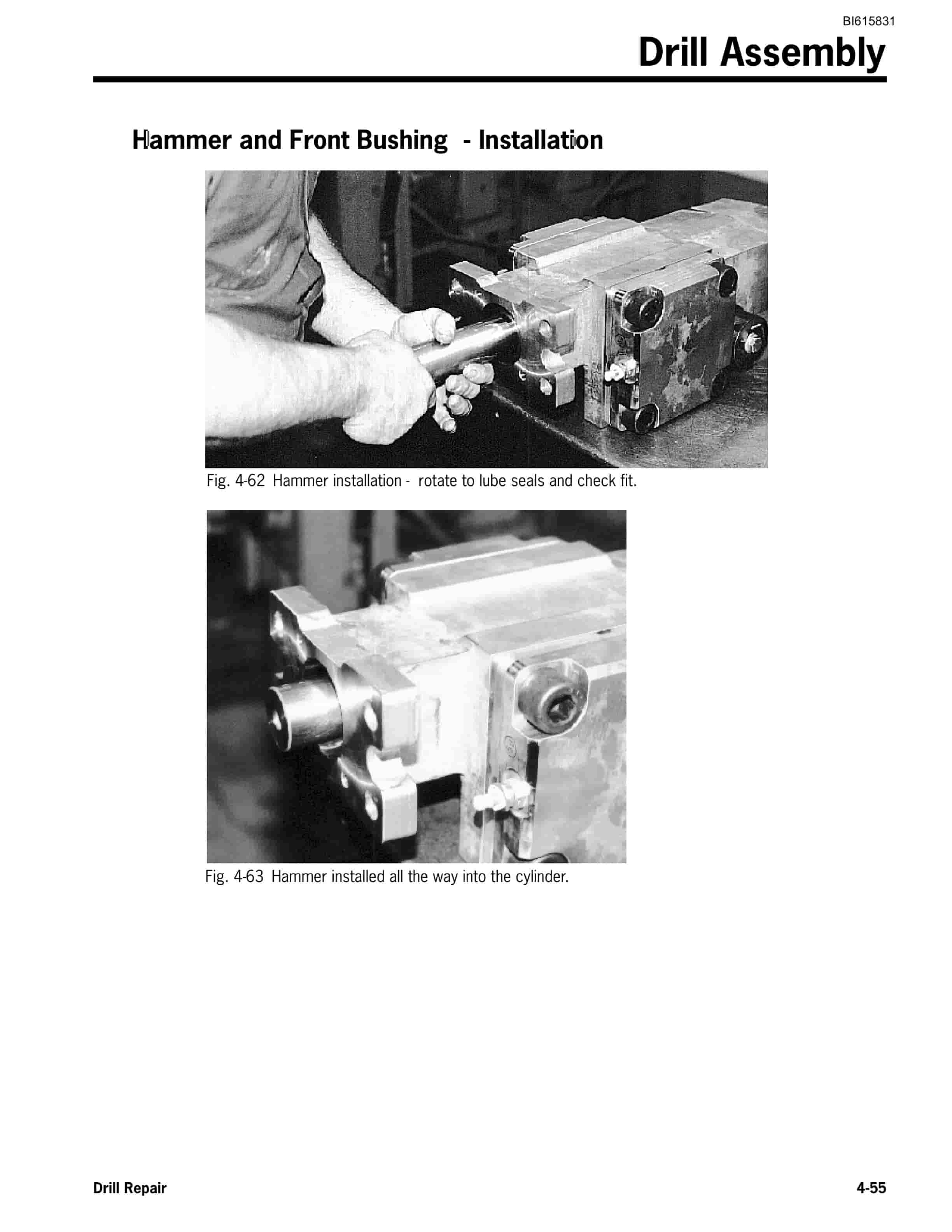 Bucyrus HPRH-C, HPRH-D Hydraulic Rock Drill Technical Manual BI615831-3