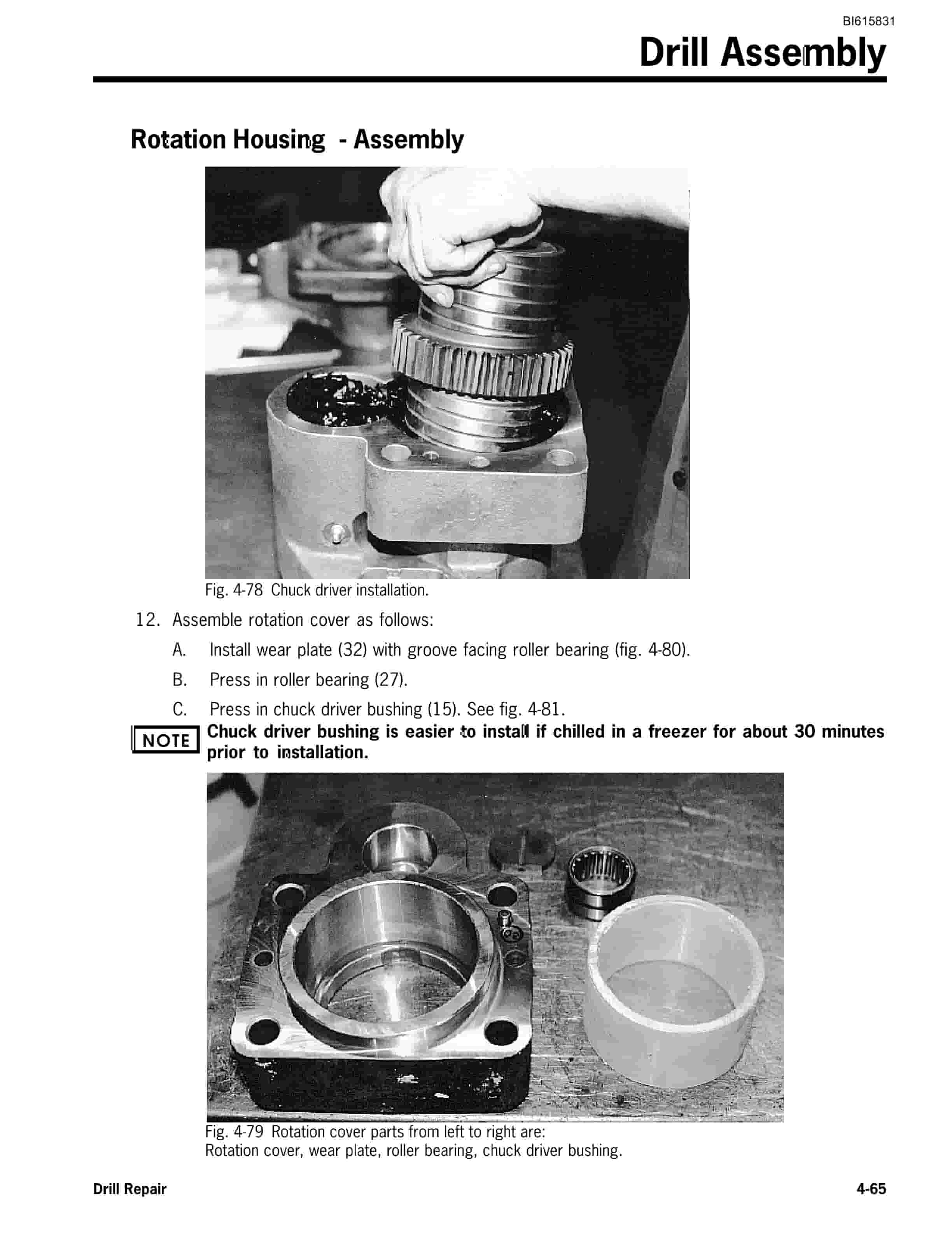 Bucyrus HPRH-C, HPRH-D Hydraulic Rock Drill Technical Manual BI615831-4
