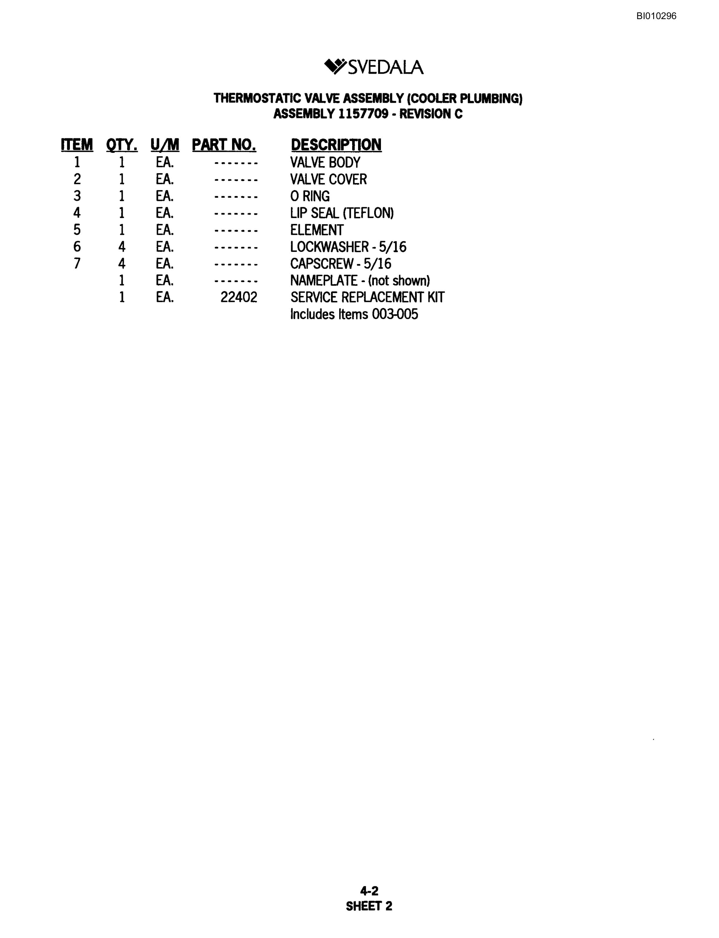 Bucyrus Hydraulic Drill Excavator Package Parts Catalog BI010296-4