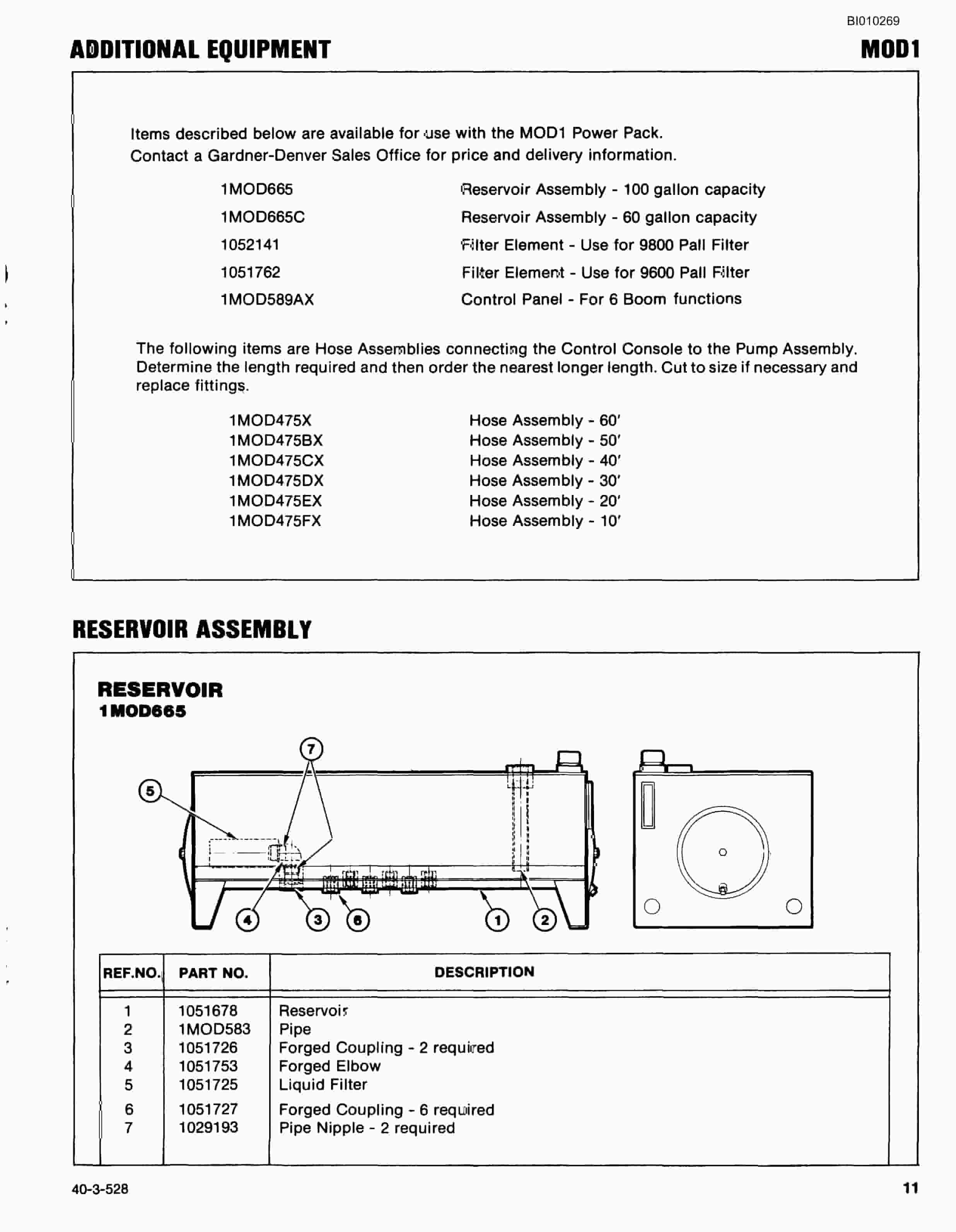 Bucyrus Hydraulic Jumbo Parts Catalog BI010269-5