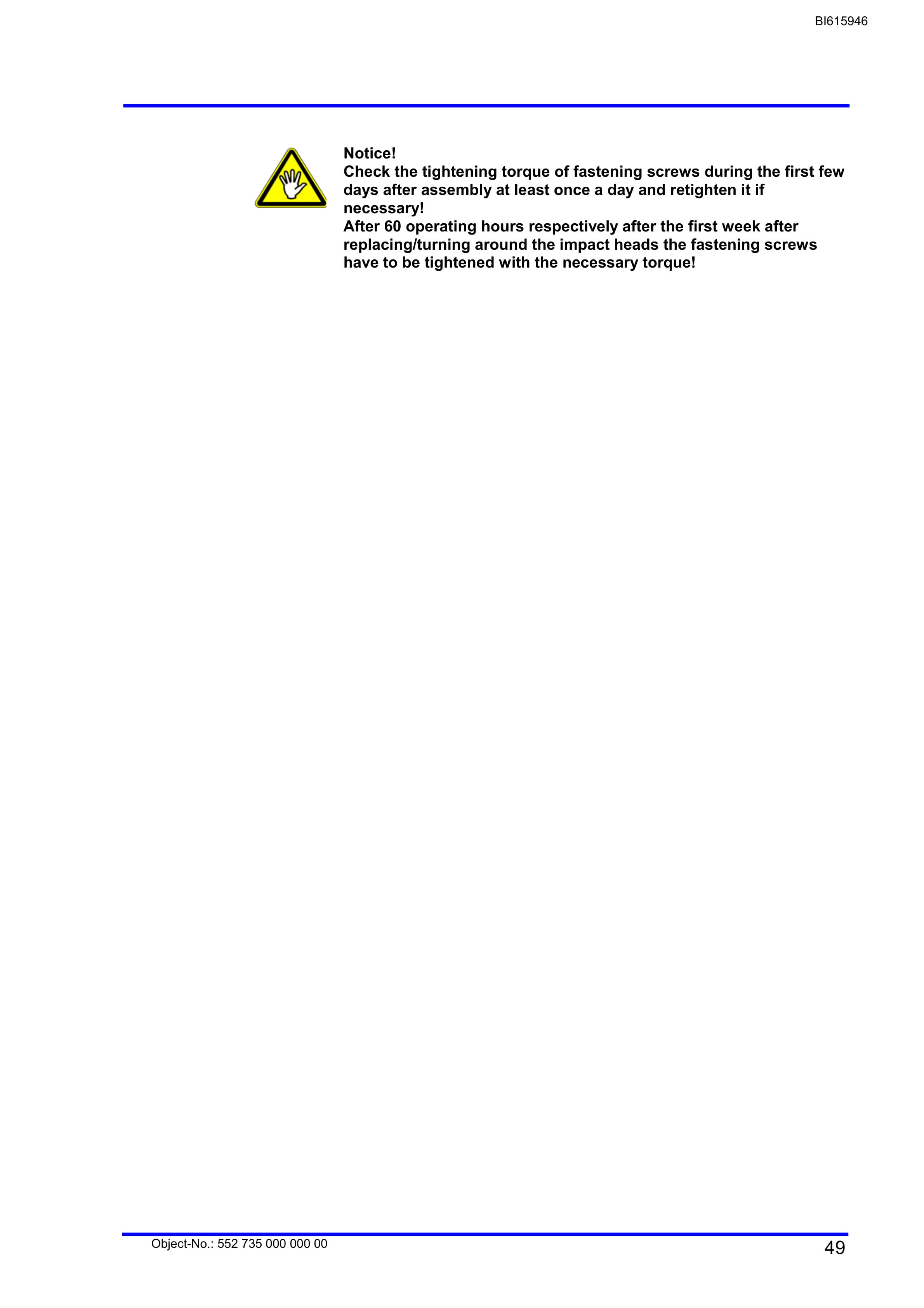 Bucyrus Impact Roll Crusher SK1114 Technical Manual BI615946-4