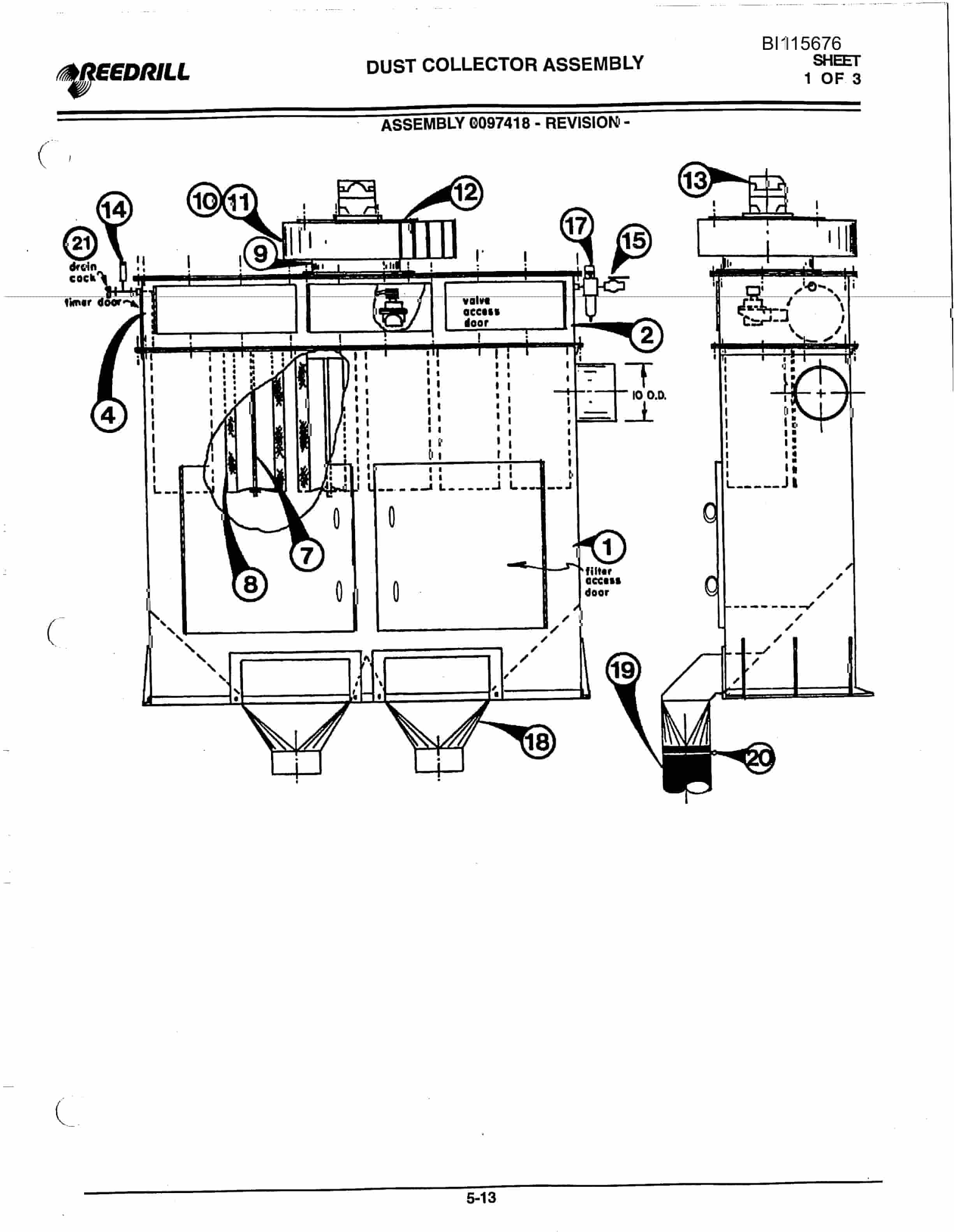 Bucyrus Infinity Blasthole Drill Parts Catalog BI115676-2