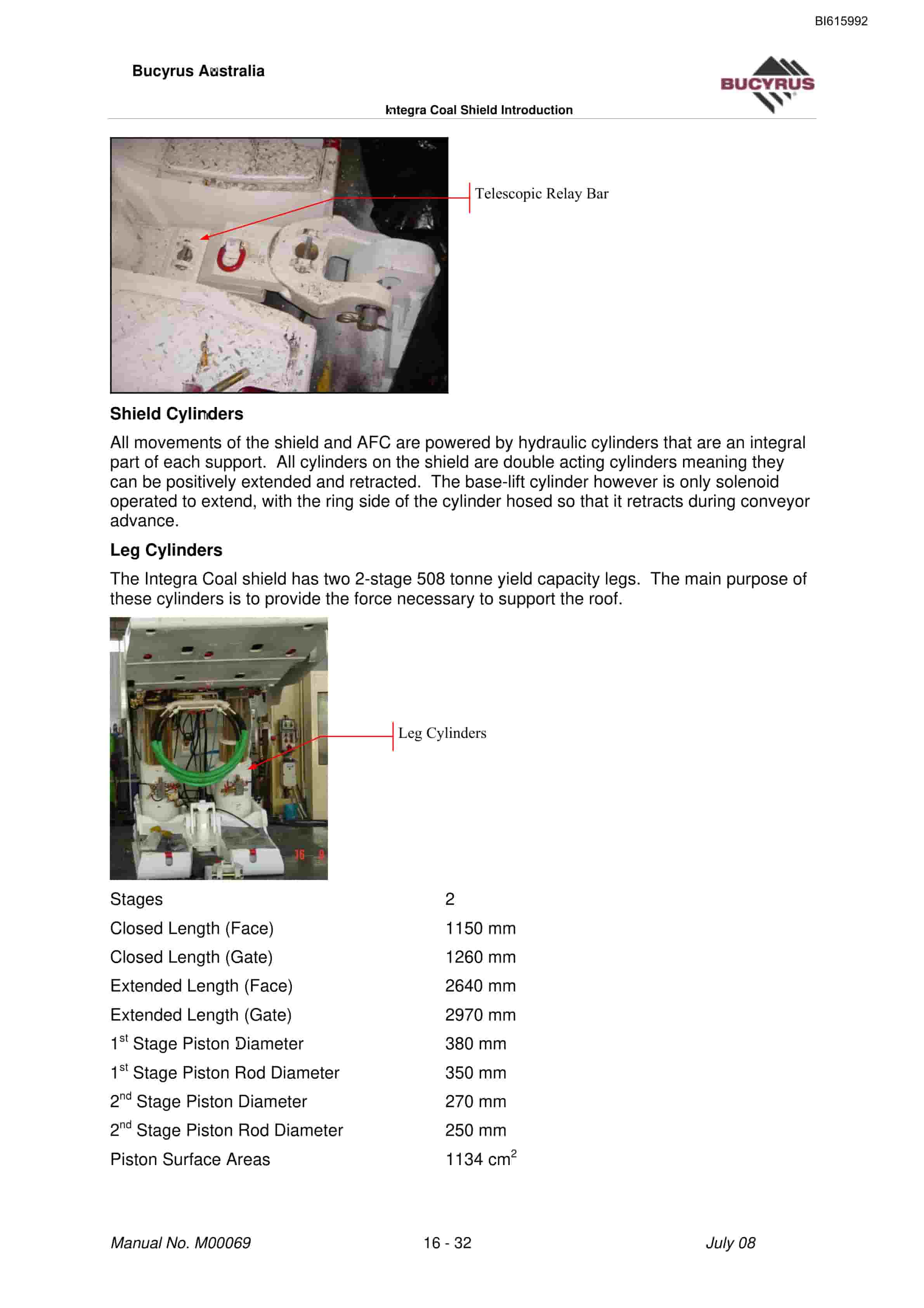 Bucyrus Integra Coal Shield Introduction Technical Manual BI615992-2