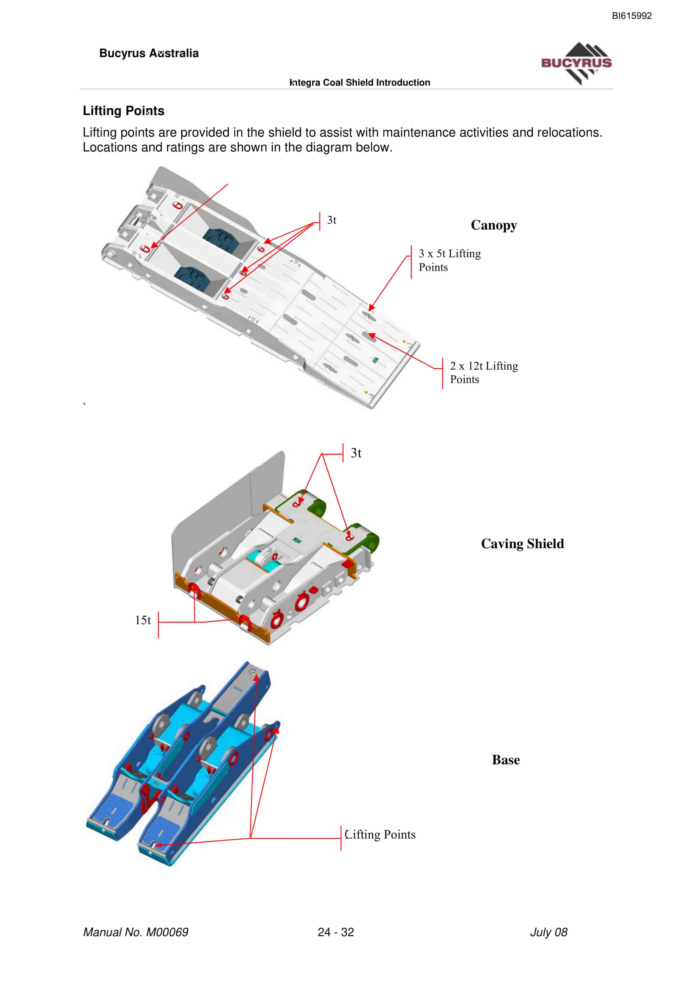 Bucyrus Integra Coal Shield Introduction Technical Manual BI615992-4