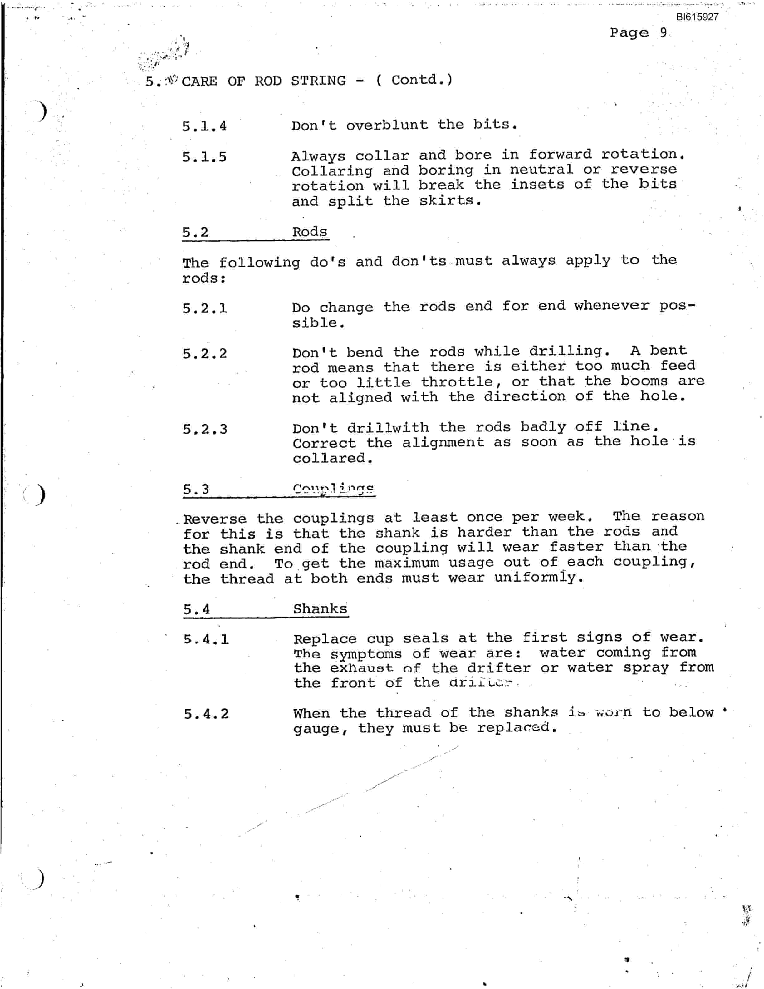 Bucyrus JB549 Technical Manual BI615927-3