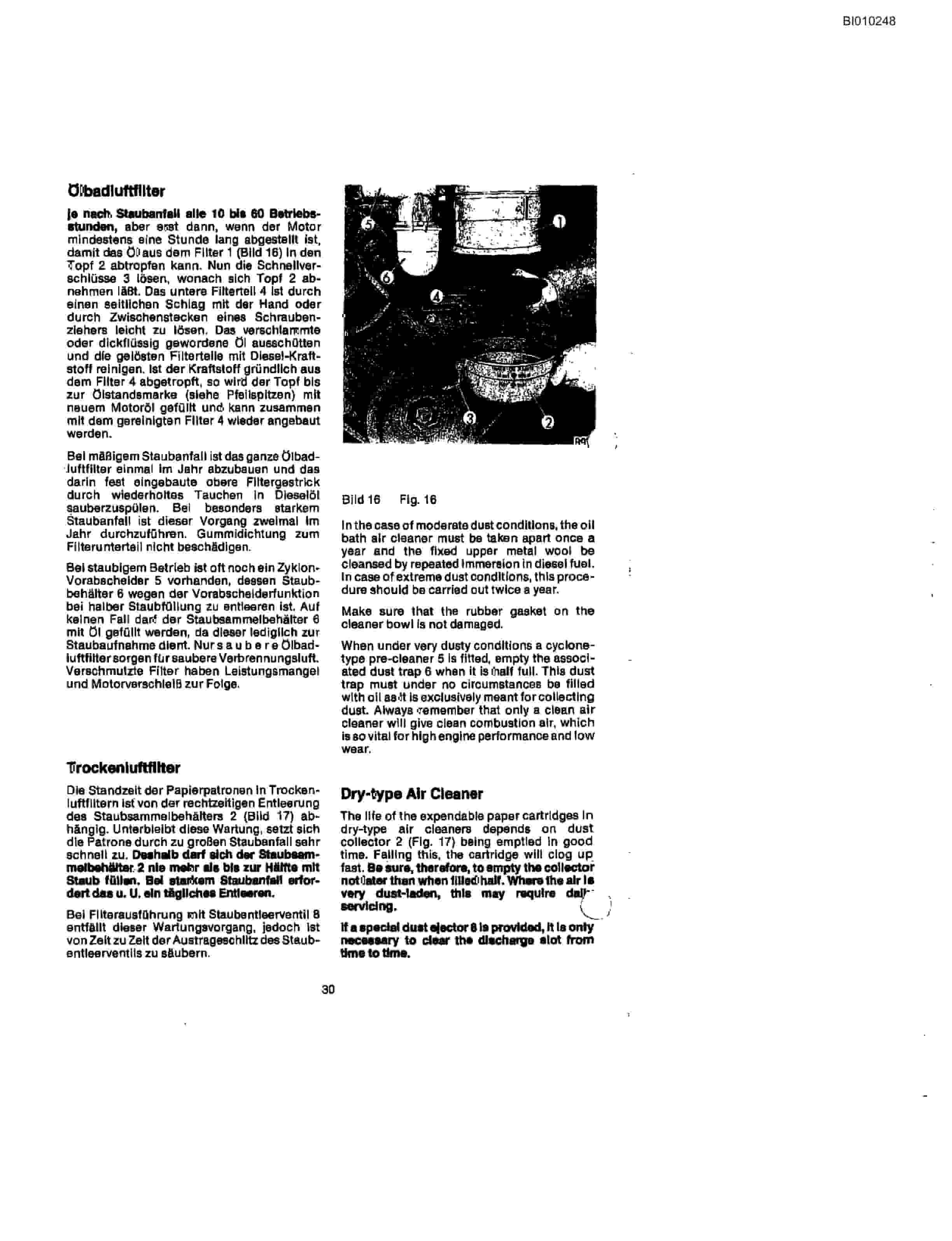 Bucyrus Jumbo 890 Modified Diesel Minibore Parts Catalog BI010248-2