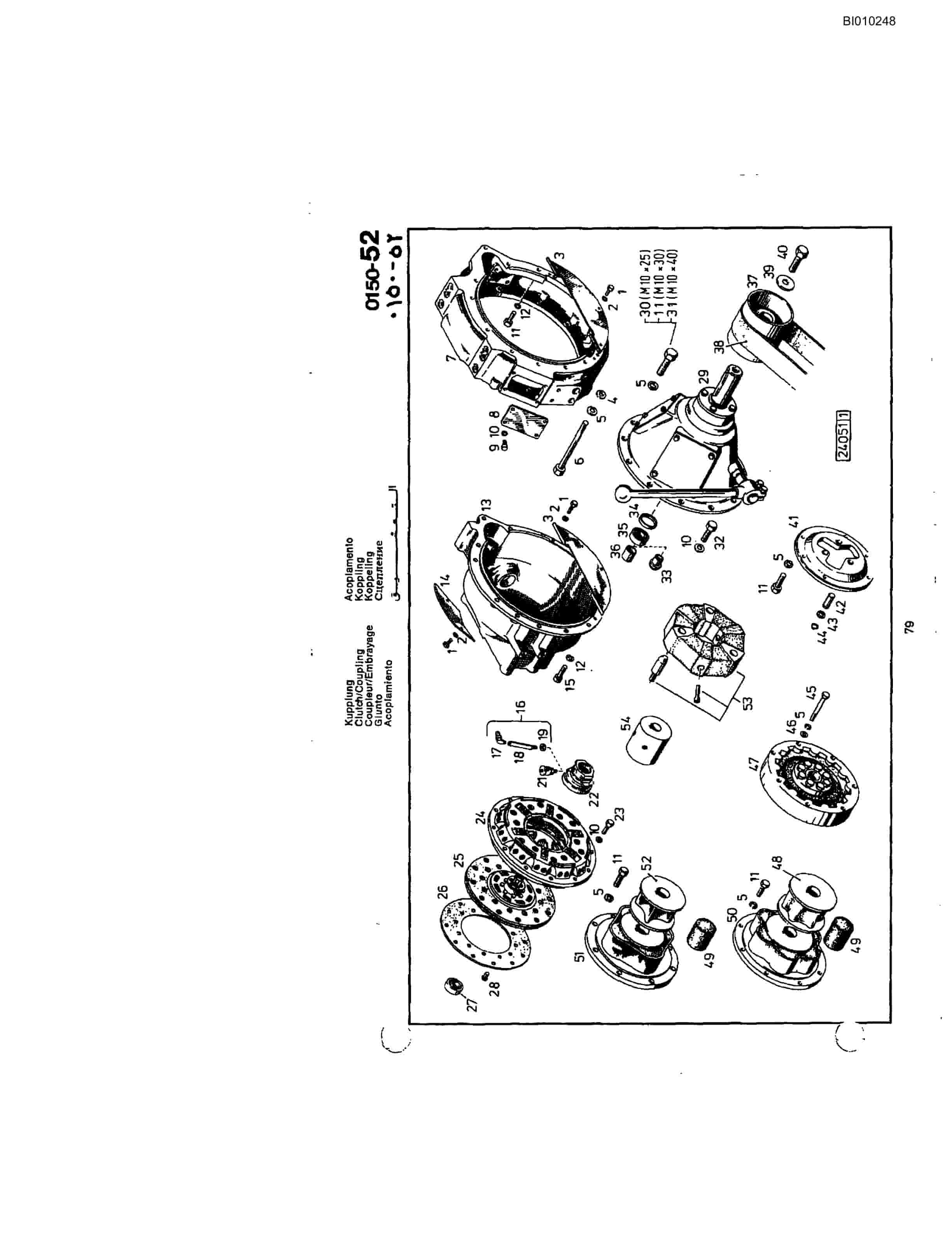 Bucyrus Jumbo 890 Modified Diesel Minibore Parts Catalog BI010248-5