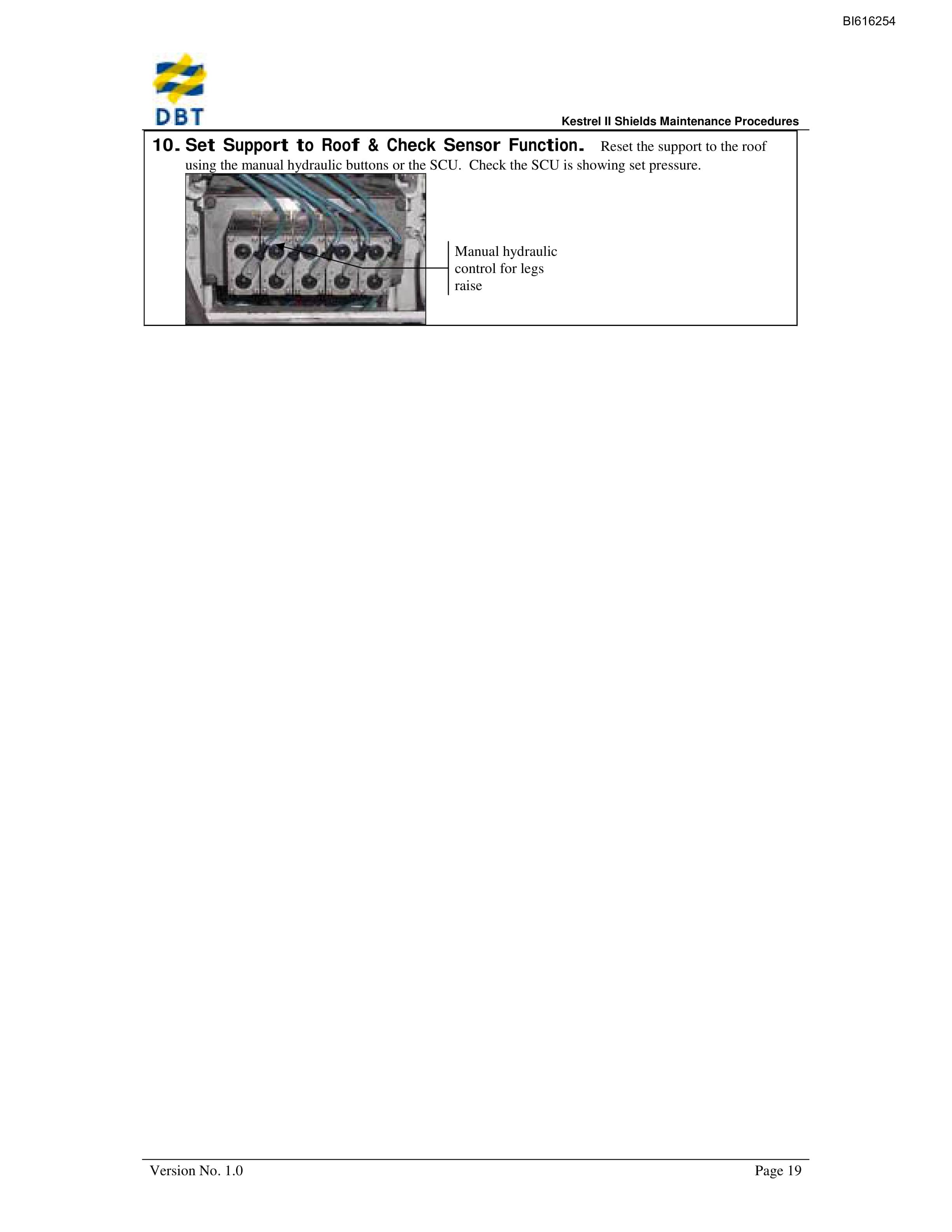Bucyrus Kestrel II Shield Technical Manual BI616254-5