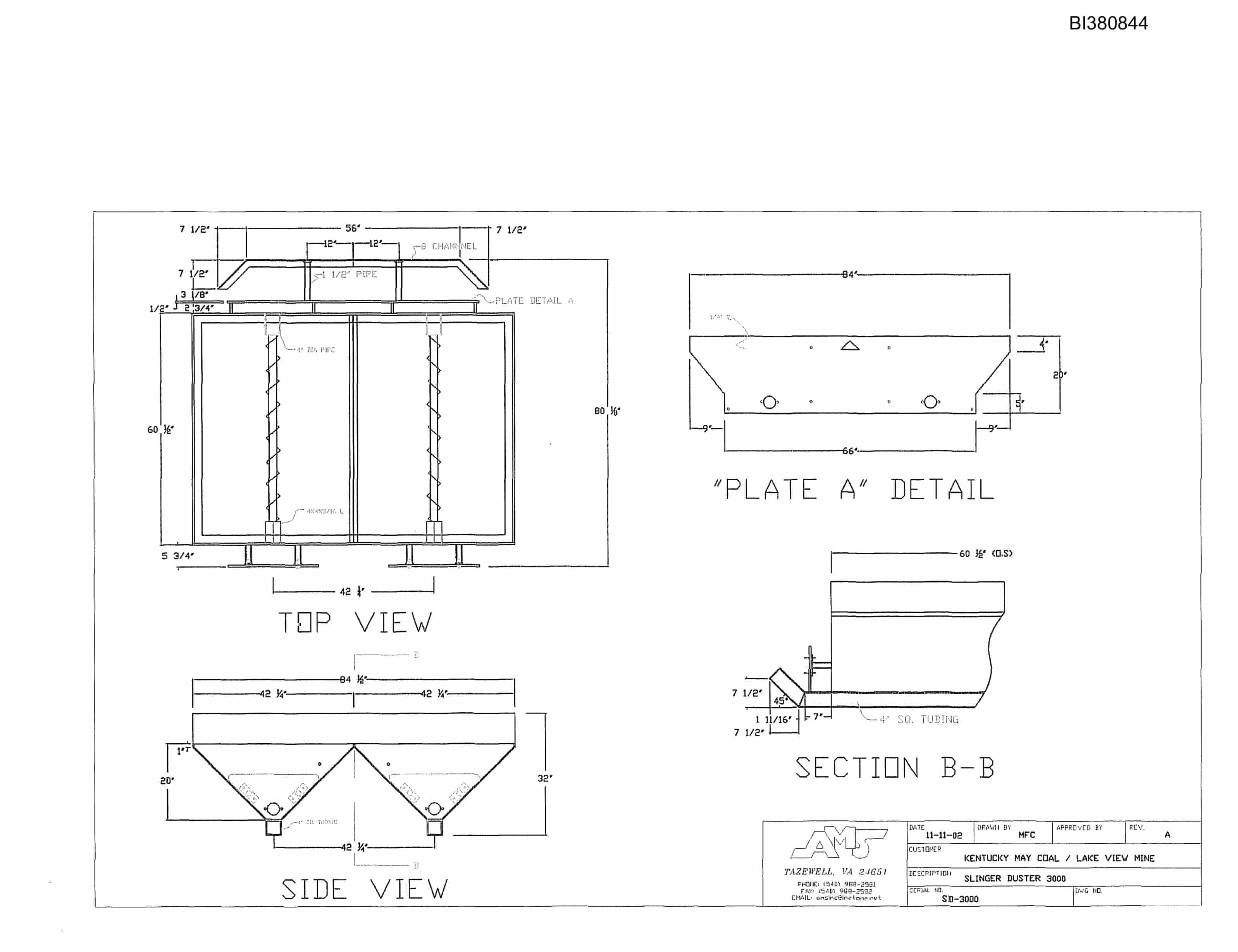 Bucyrus Lake View Mine Parts Catalog BI380844-2