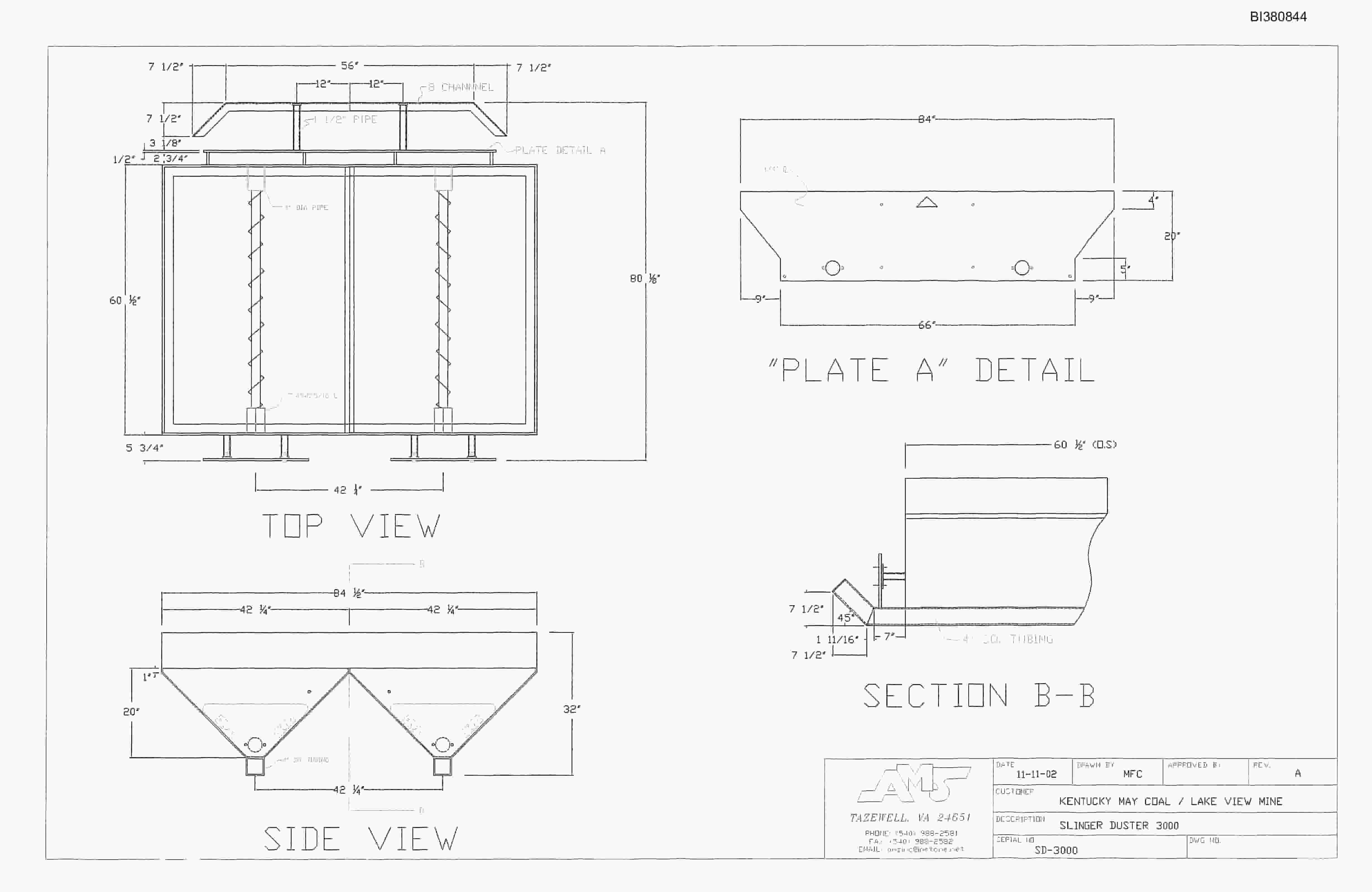 Bucyrus Lake View Mine Parts Catalog BI380844-5