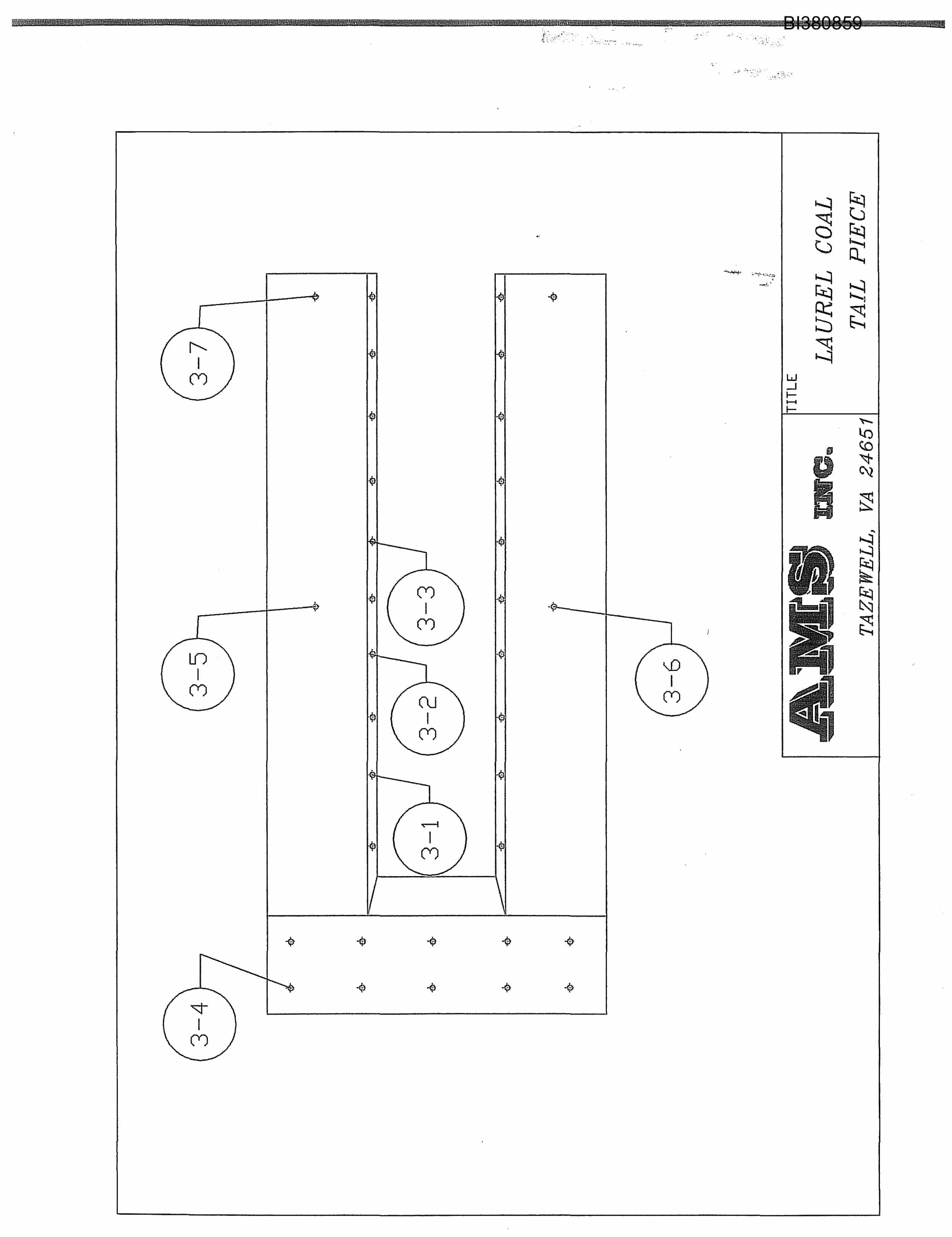 Bucyrus Laurel Creek Coal Parts Catalog BI380859-3