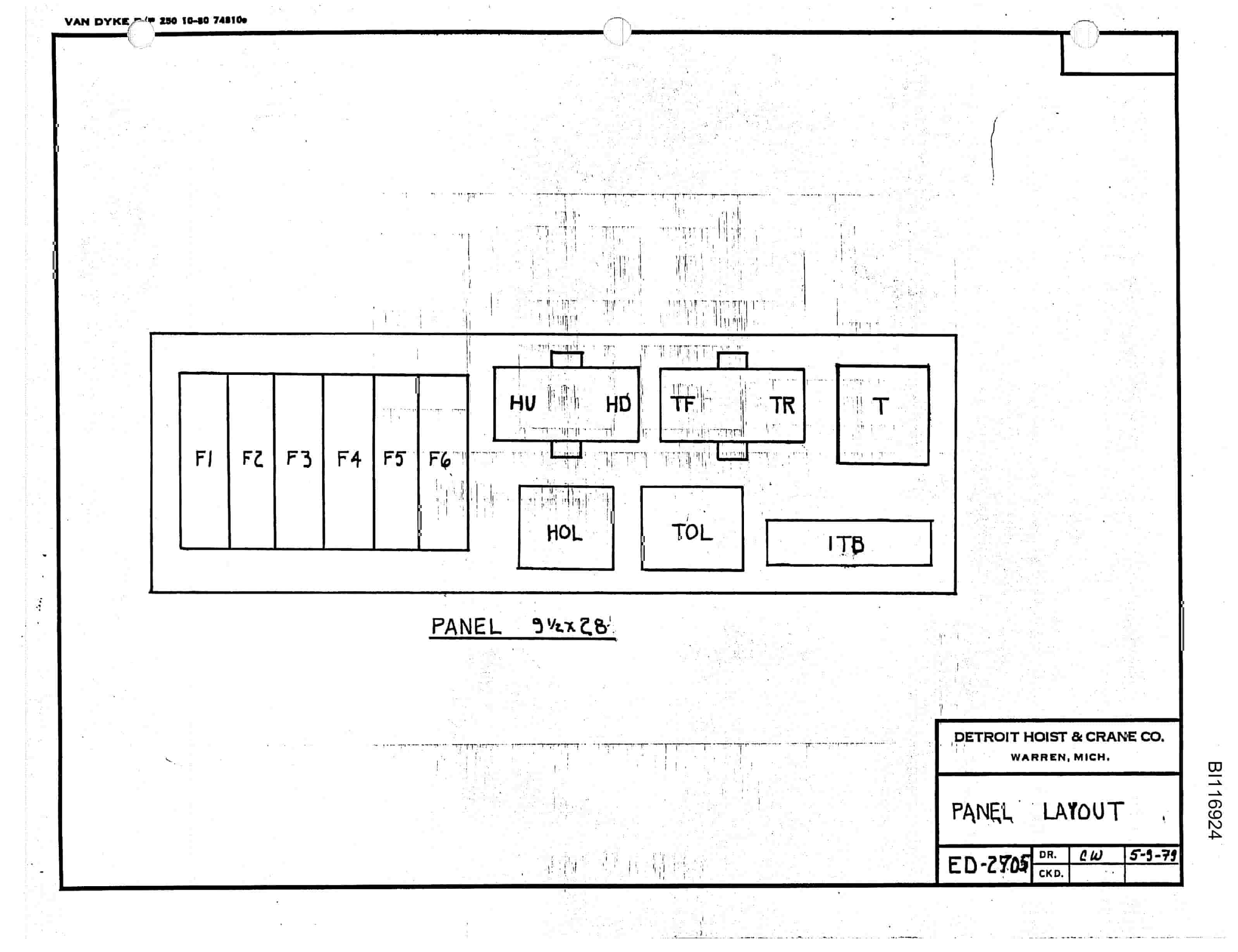 Bucyrus M15XLL Type M Hoist Parts Catalog BI116924-2-4