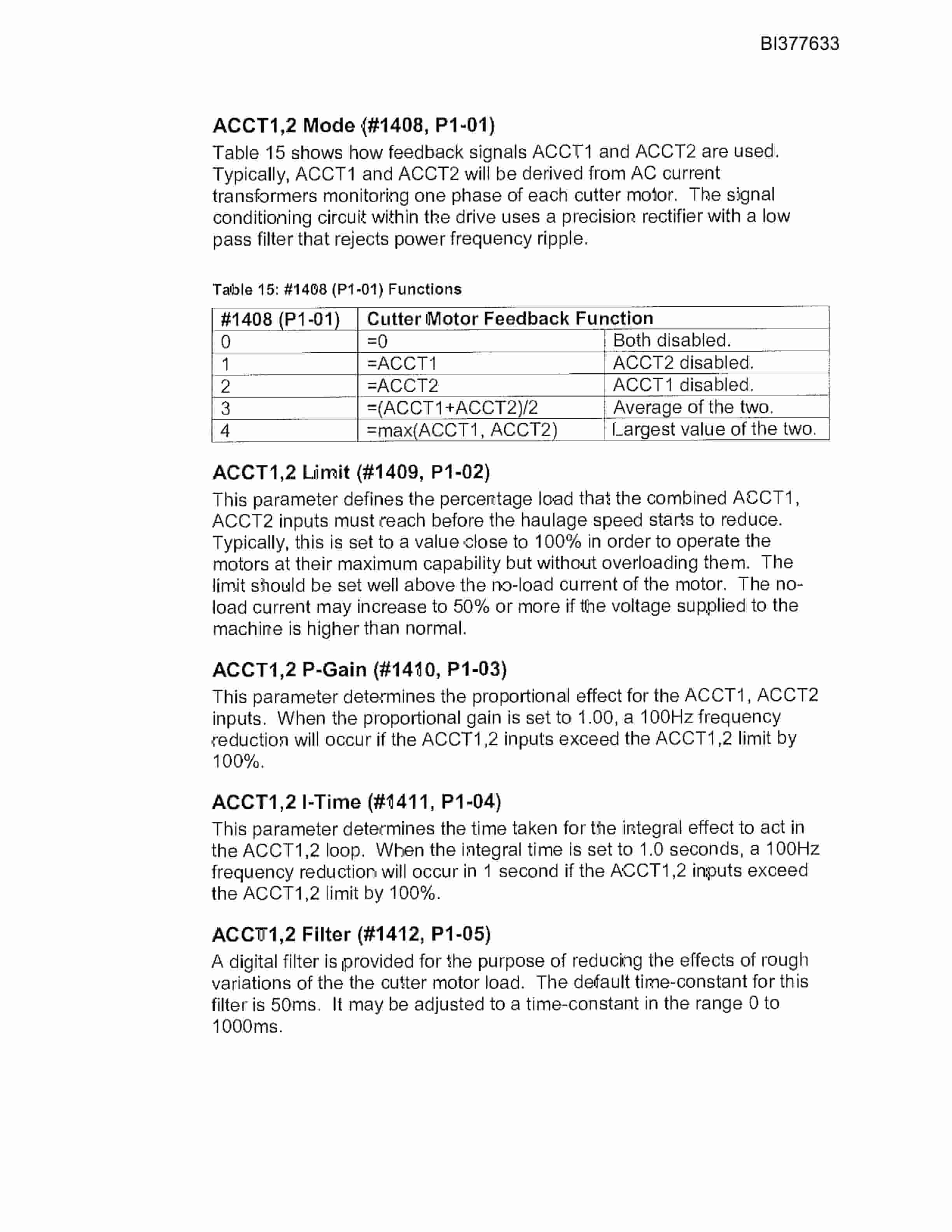 Bucyrus M2-100 Technical Manual BI377633-4
