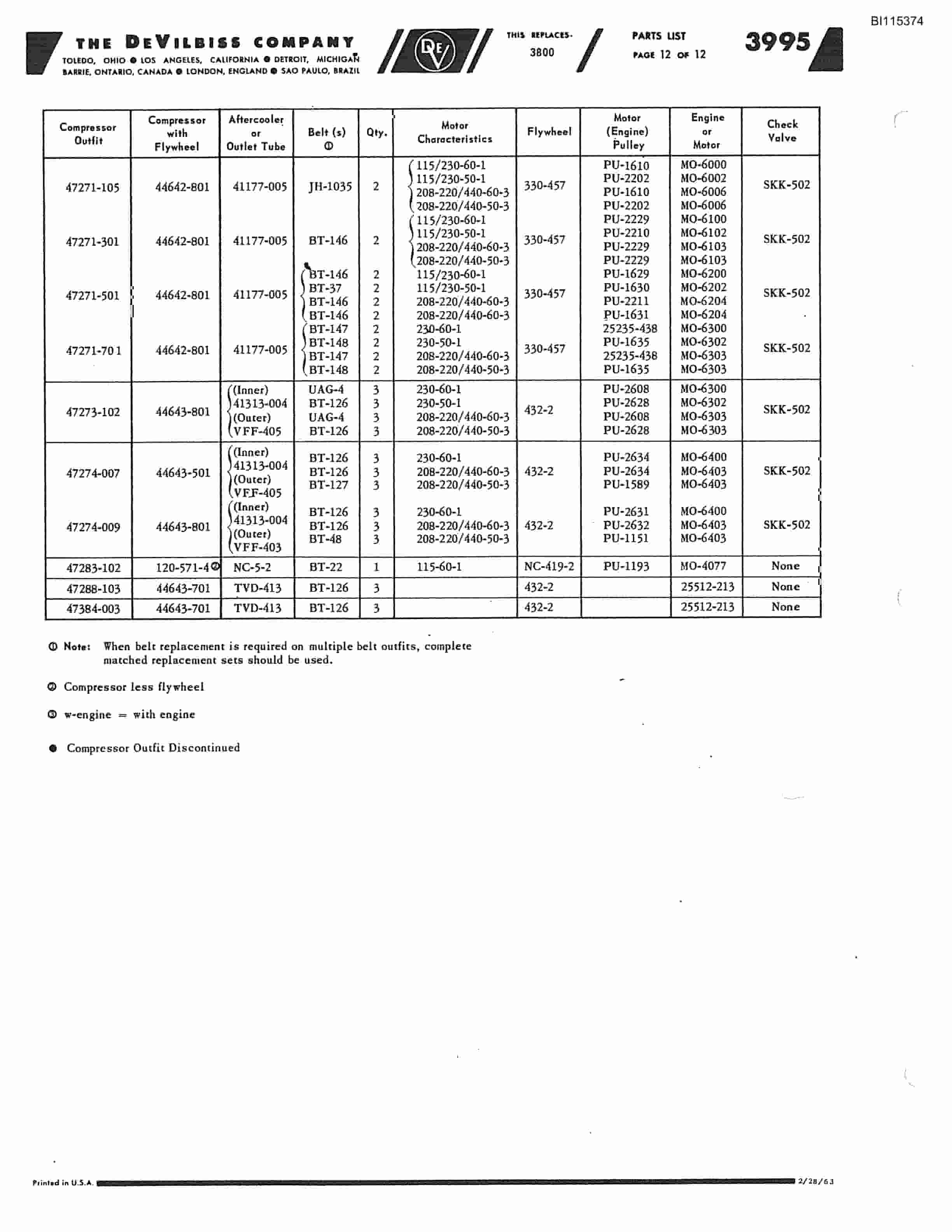 Bucyrus Marion 151-M Electric Shovel Technical Manual BI115374-3