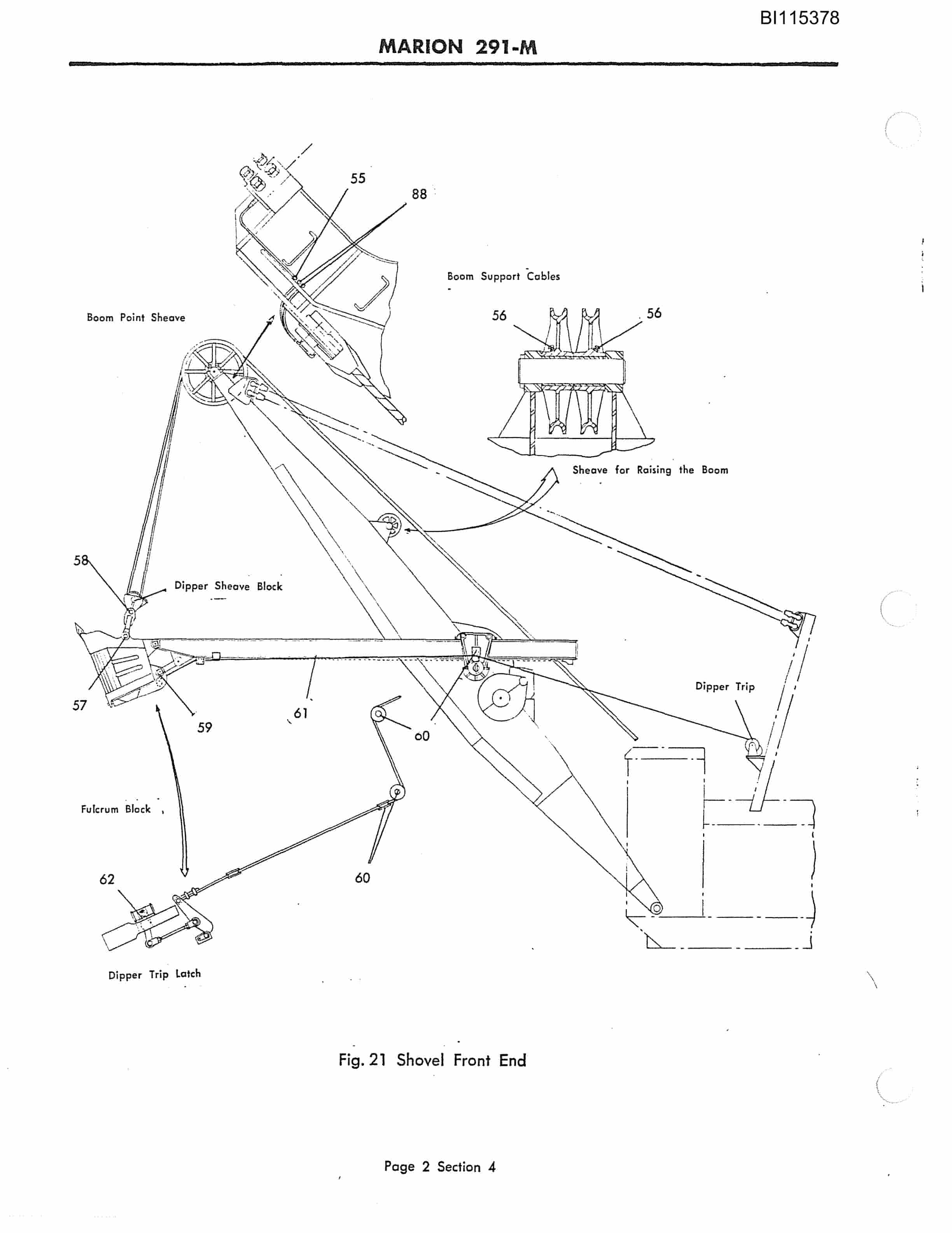 Bucyrus Marion 291-M Technical Manual BI115378-3