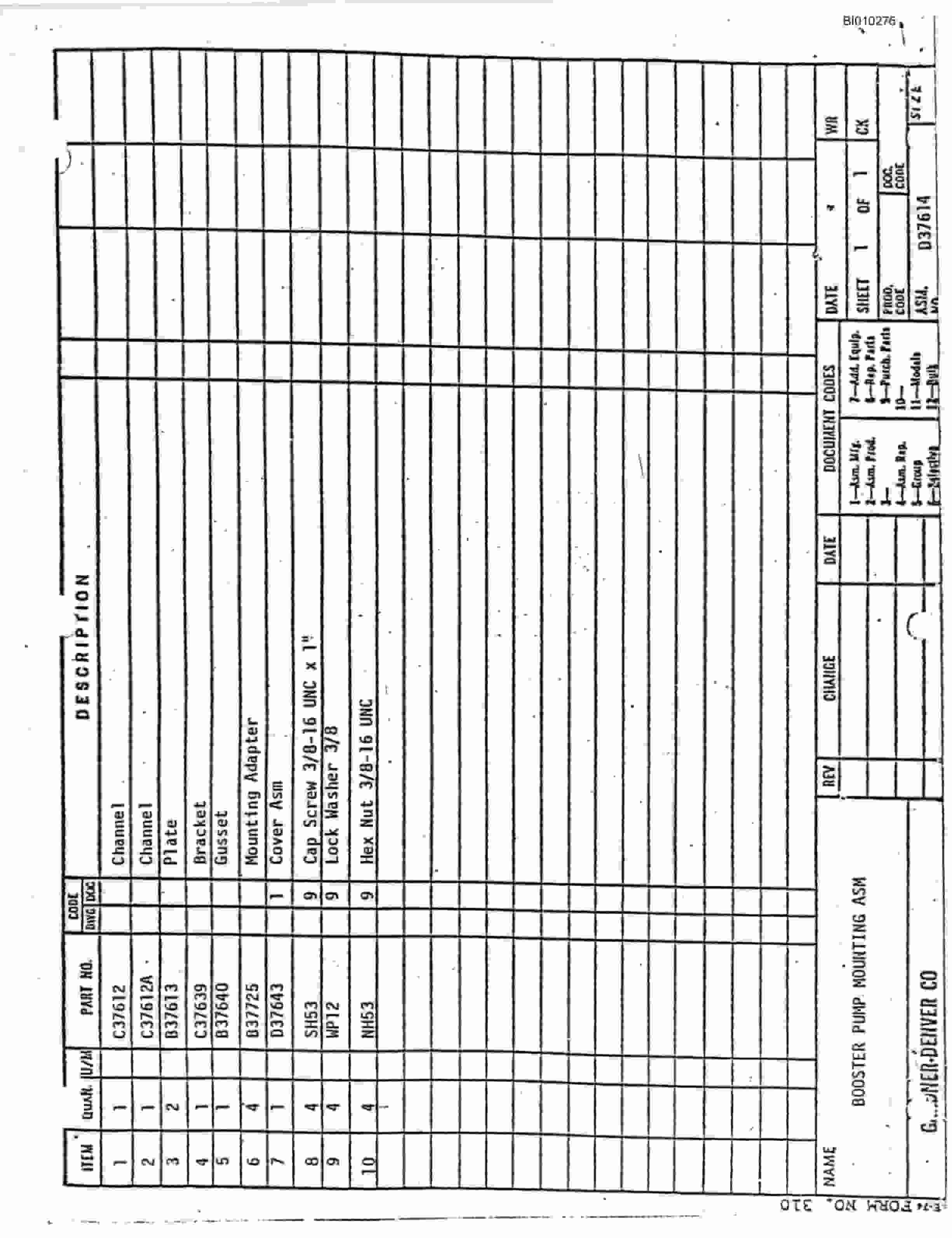 Bucyrus Mark III Hydraulic Jumbo Parts Catalog BI010275-3