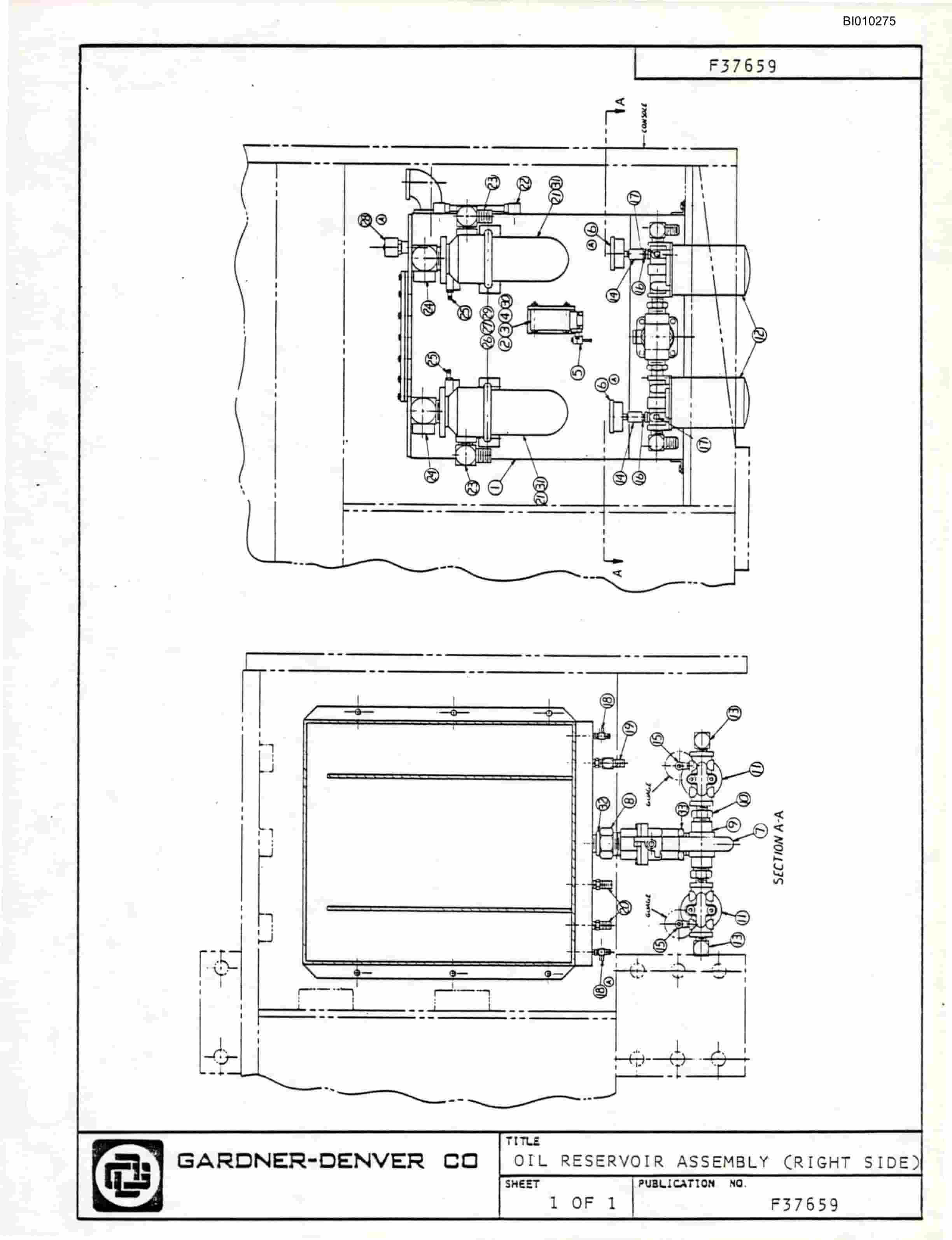 Bucyrus Mark III Hydraulic Jumbo Parts Catalog BI010275-5