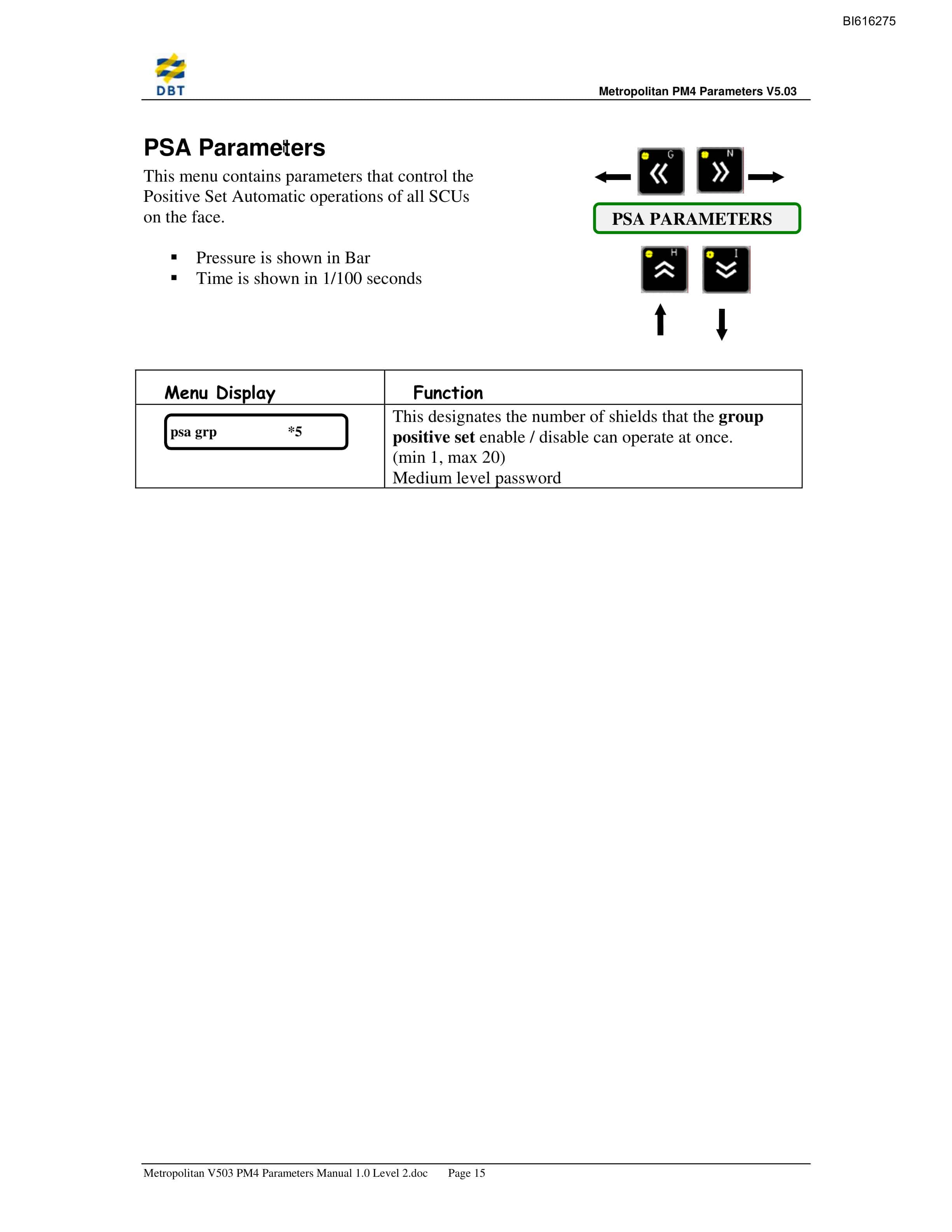 Bucyrus Metropolitan PM4 V5.03 Technical Manual BI616275-2