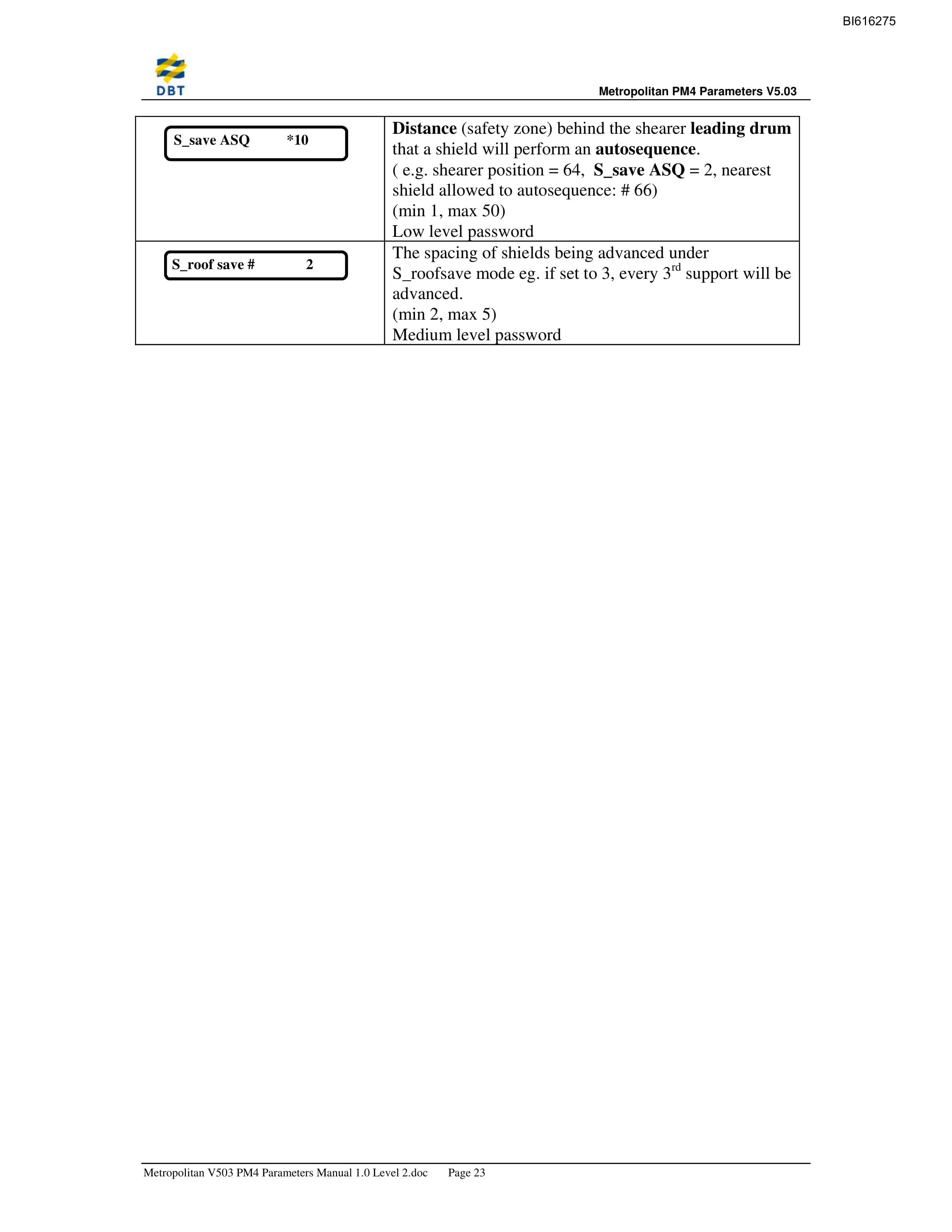 Bucyrus Metropolitan PM4 V5.03 Technical Manual BI616275-4