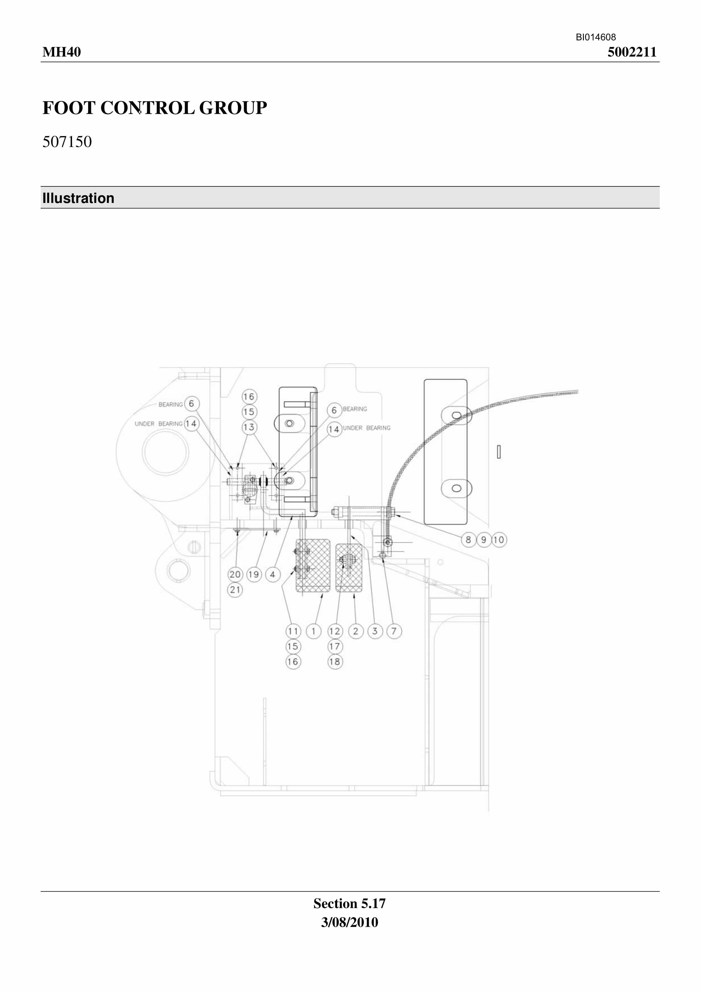 Bucyrus MH-40 Shield Hauler Parts Manual BI014608-3